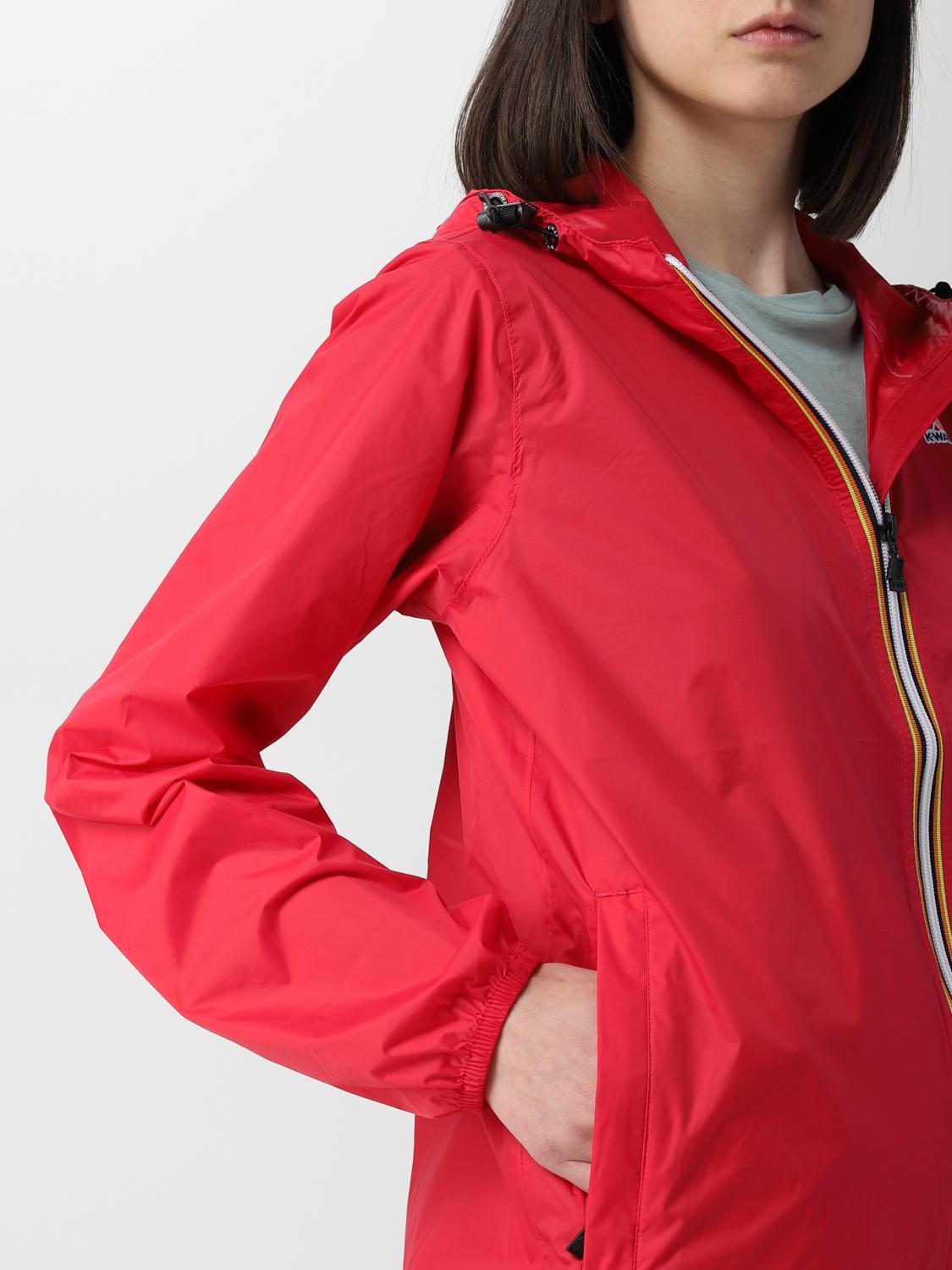 K-WAY CHAQUETA: Chaqueta mujer K-way, Cereza - Img 4