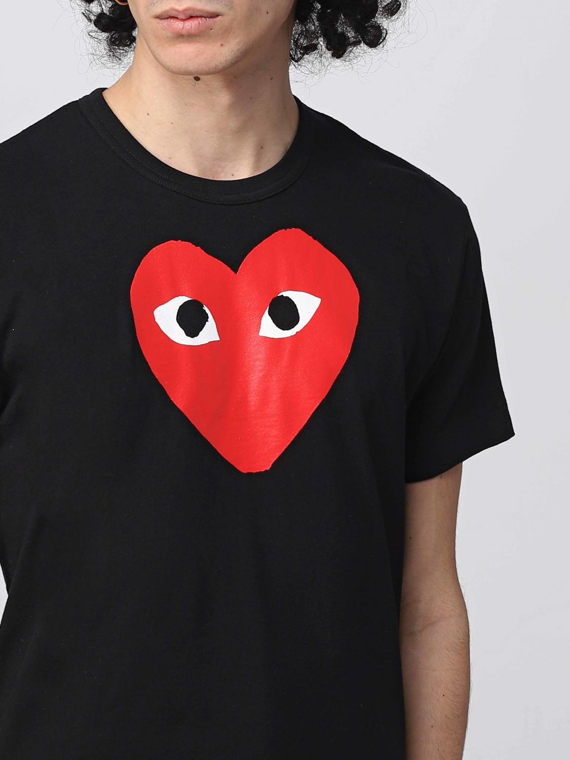 COMME DES GARCONS PLAY T-SHIRT: T-shirt men Comme Des Garcons Play, Black - Img 3
