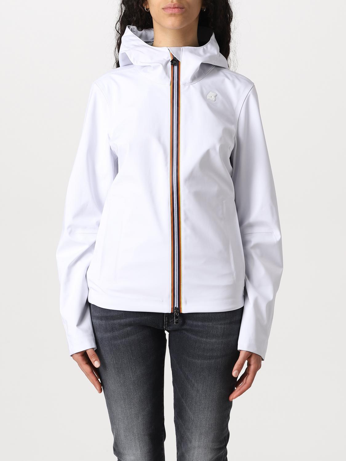 K-WAY GIACCA: Giacca Lil K-way in nylon, Bianco - Img 1