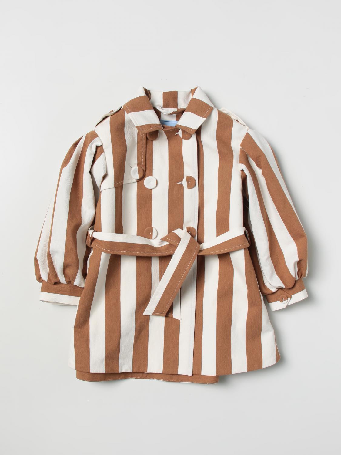 MI MI SOL CHAQUETA: Americana niños Mi Mi Sol, Marrón - Img 1