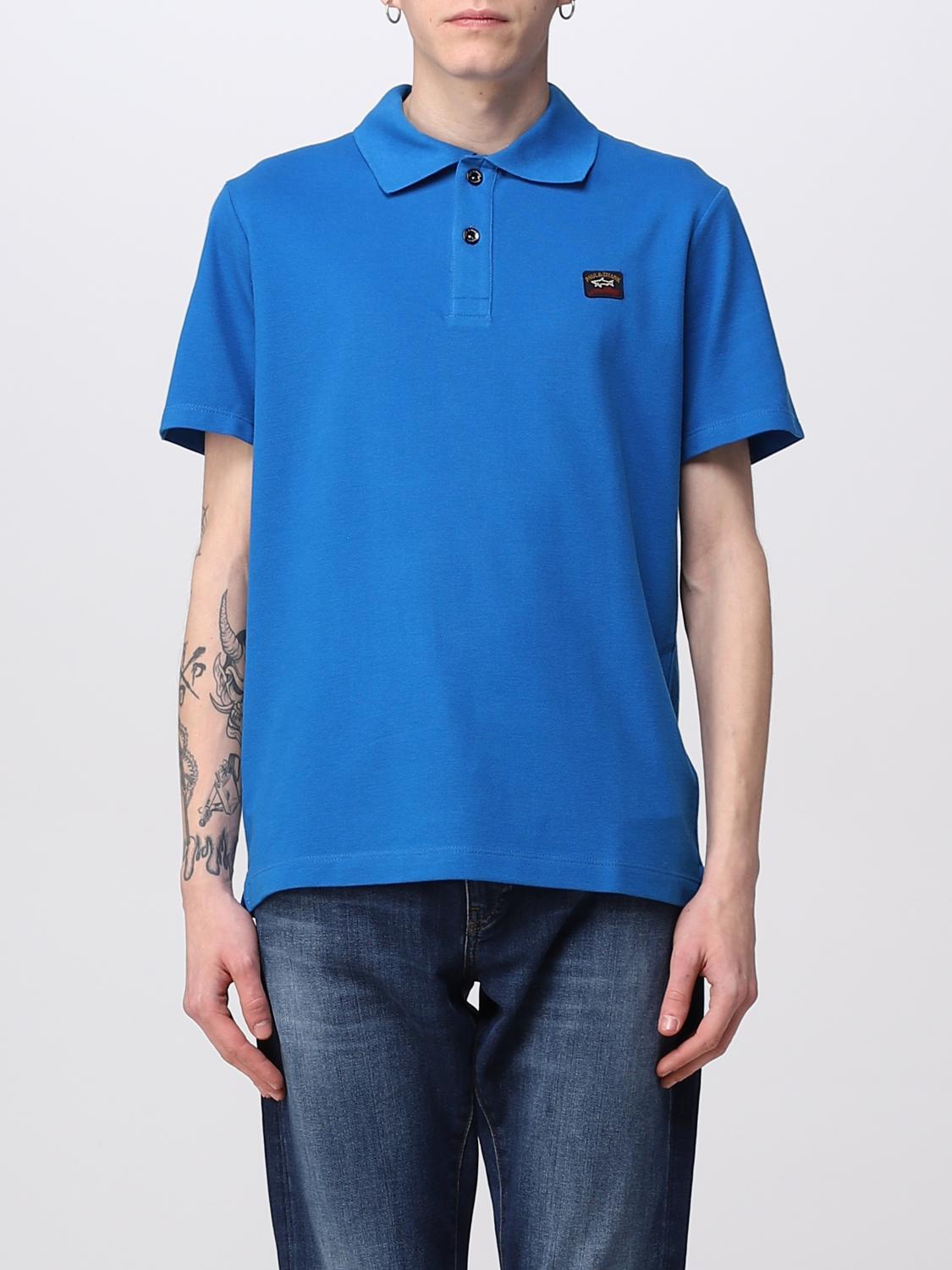 PAUL & SHARK POLO: Polo Paul & Shark in cotone, Azzurro - Img 1