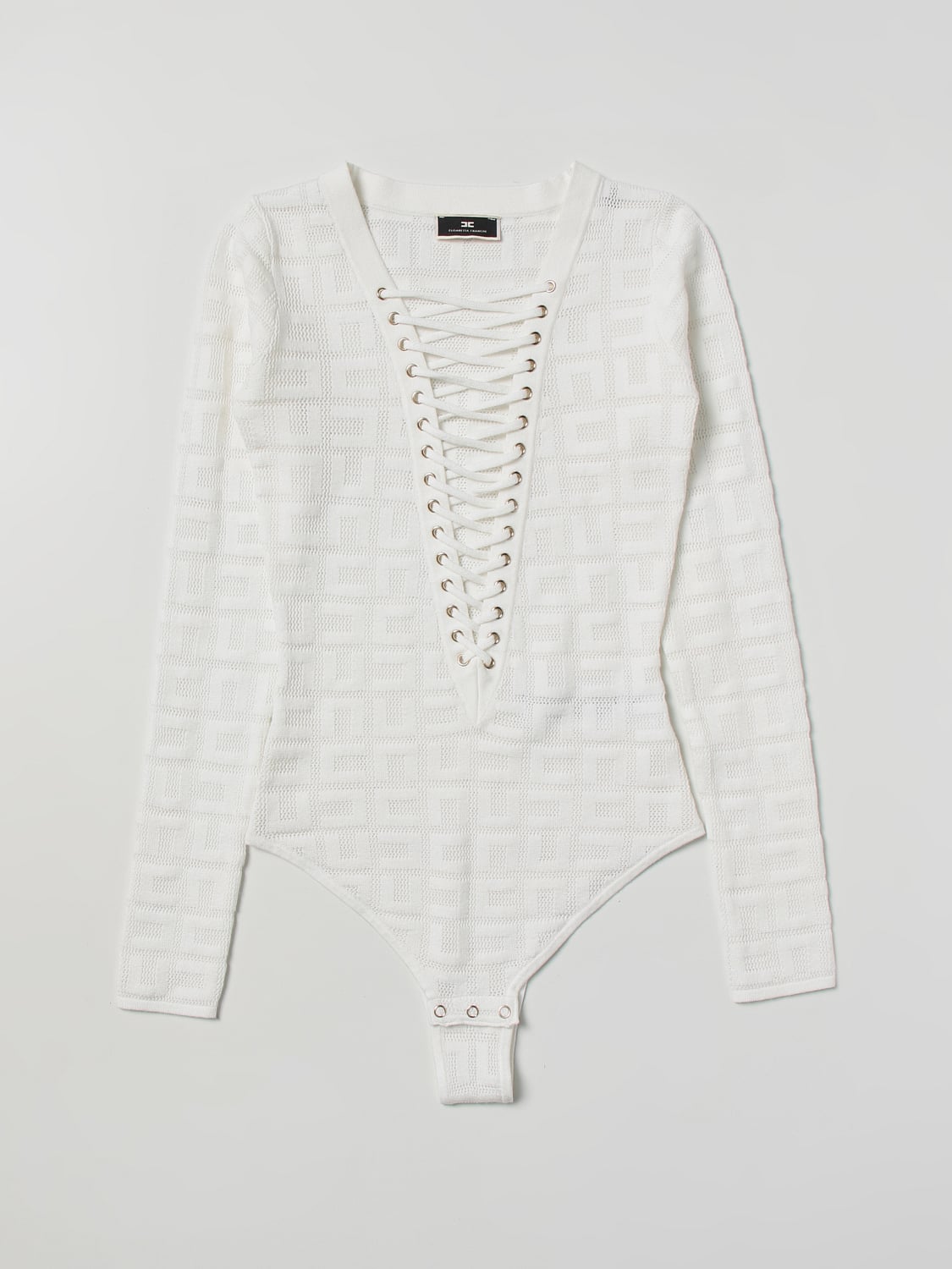 ELISABETTA FRANCHI BODY: Body damen Elisabetta Franchi, Weiß - Img 2