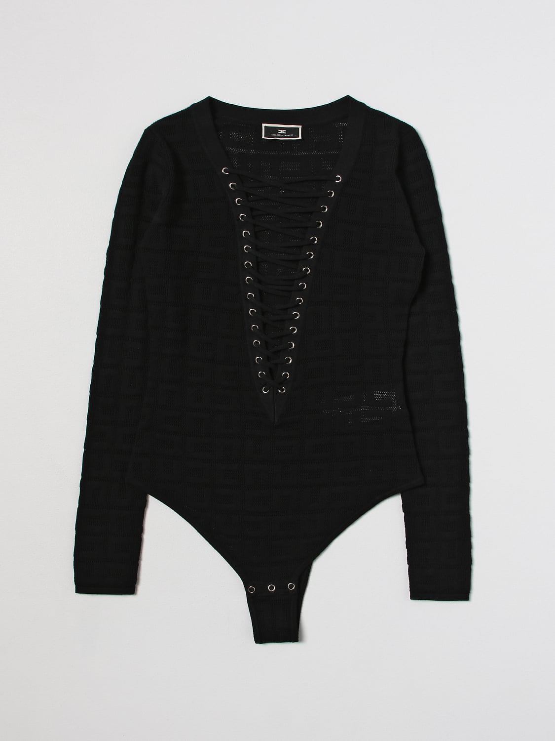 ELISABETTA FRANCHI BODY: Body donna Elisabetta Franchi, Nero - Img 2
