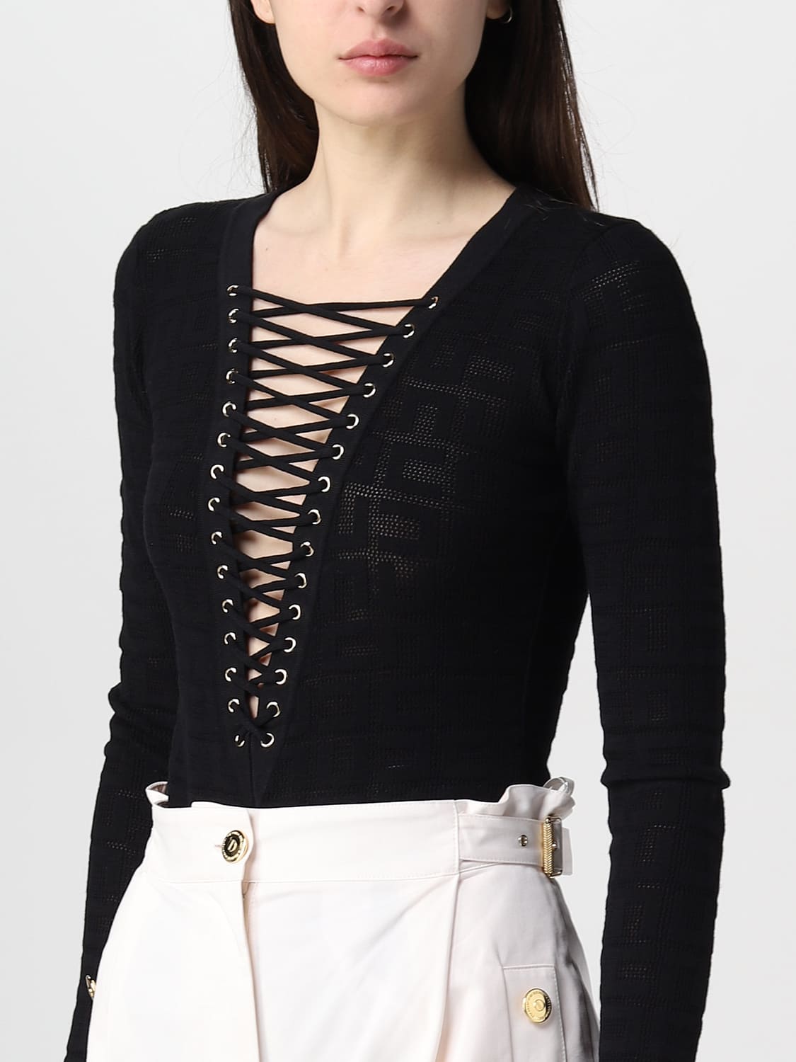 ELISABETTA FRANCHI BODY: Body donna Elisabetta Franchi, Nero - Img 4