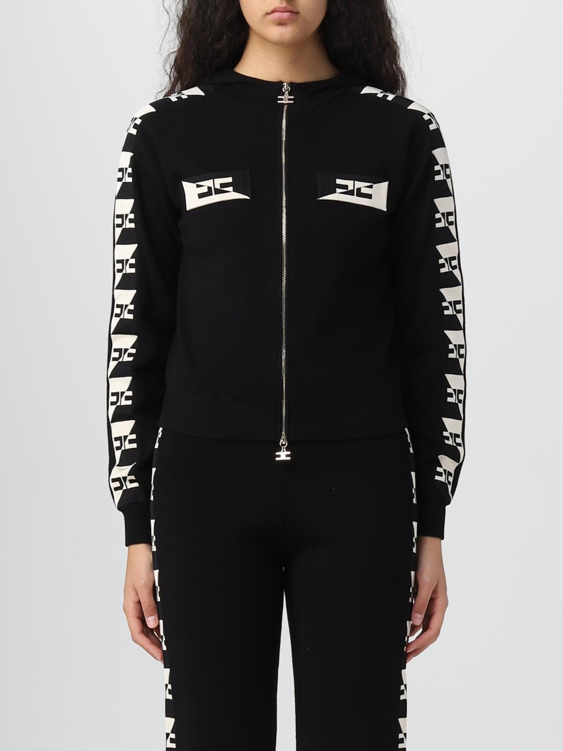 ELISABETTA FRANCHI SUDADERA: Sudadera mujer Elisabetta Franchi, Negro - Img 1