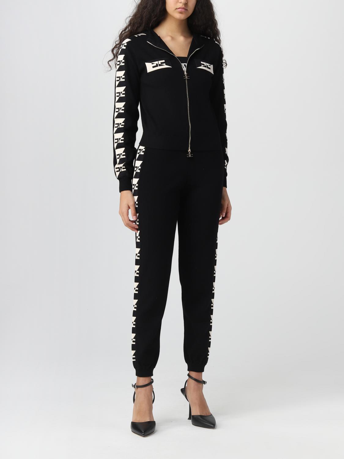 ELISABETTA FRANCHI SUDADERA: Sudadera mujer Elisabetta Franchi, Negro - Img 2
