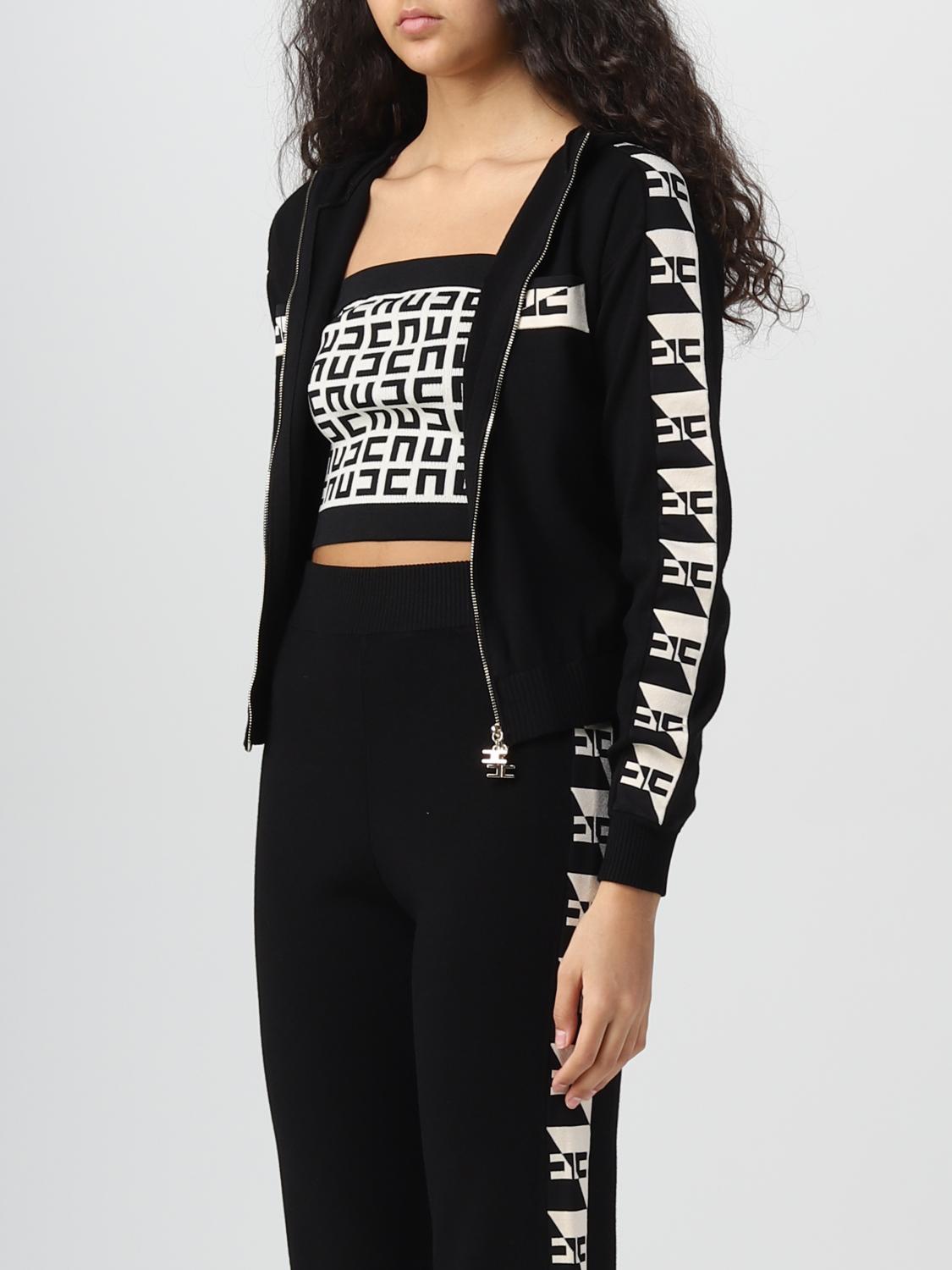ELISABETTA FRANCHI SUDADERA: Sudadera mujer Elisabetta Franchi, Negro - Img 3