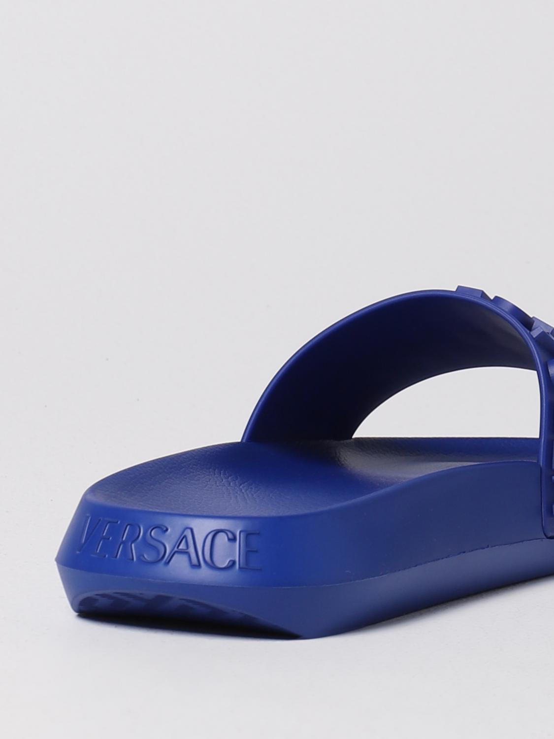 VERSACE SANDALEN: Sandalen herren Versace, Blau - Img 3