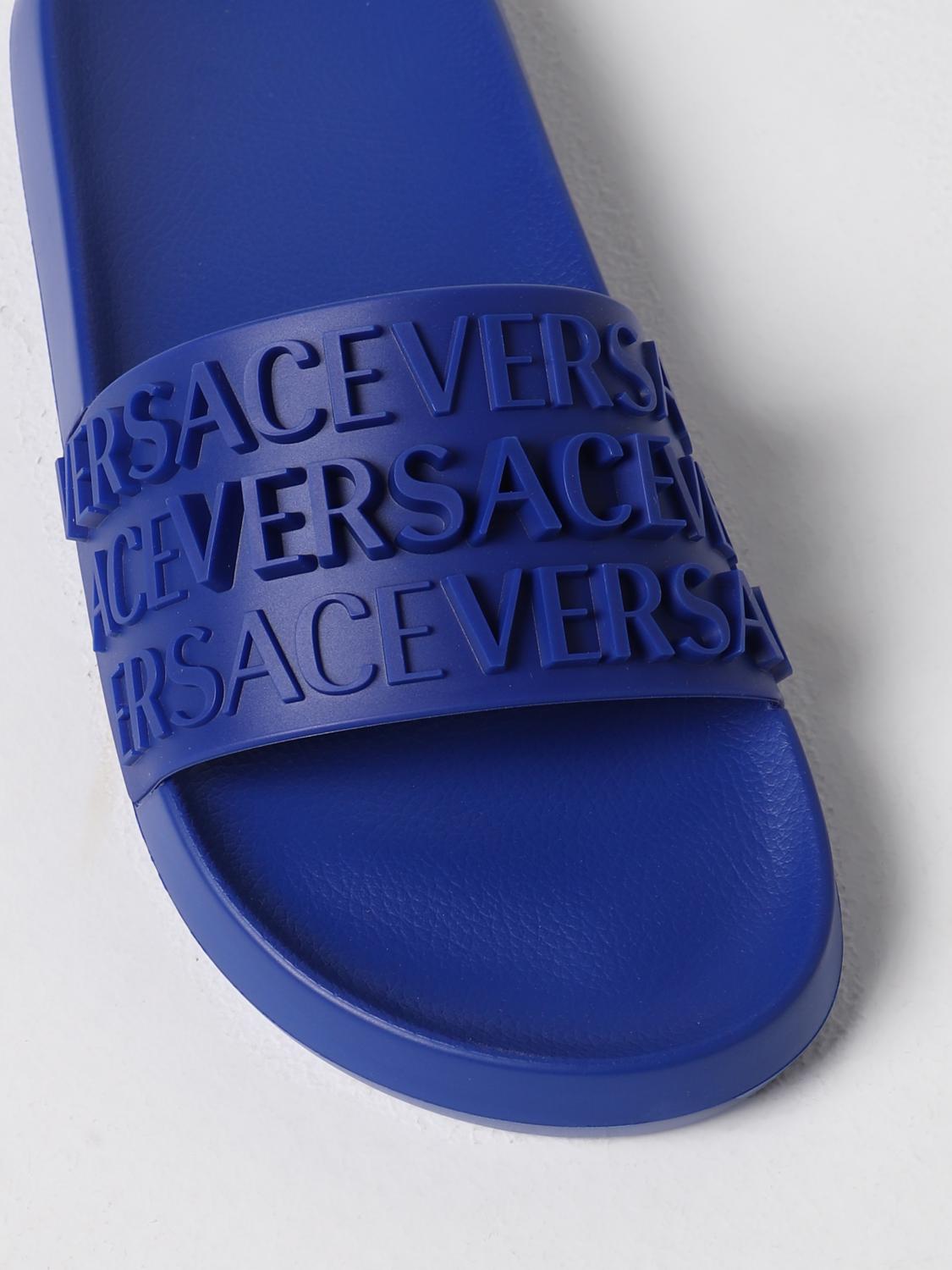 VERSACE SANDALEN: Sandalen herren Versace, Blau - Img 4