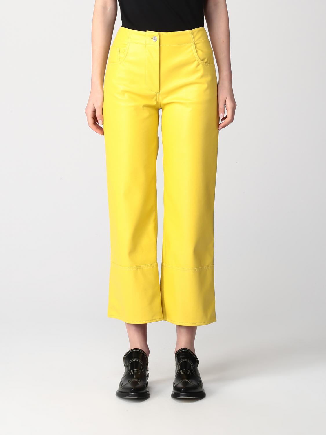 MSGM HOSE: Hose damen MSGM, Gelb - Img 1
