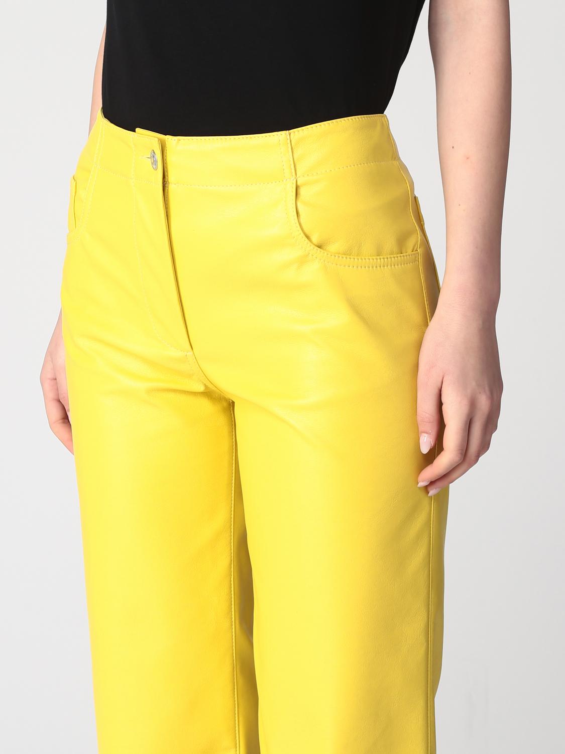 MSGM HOSE: Hose damen MSGM, Gelb - Img 4
