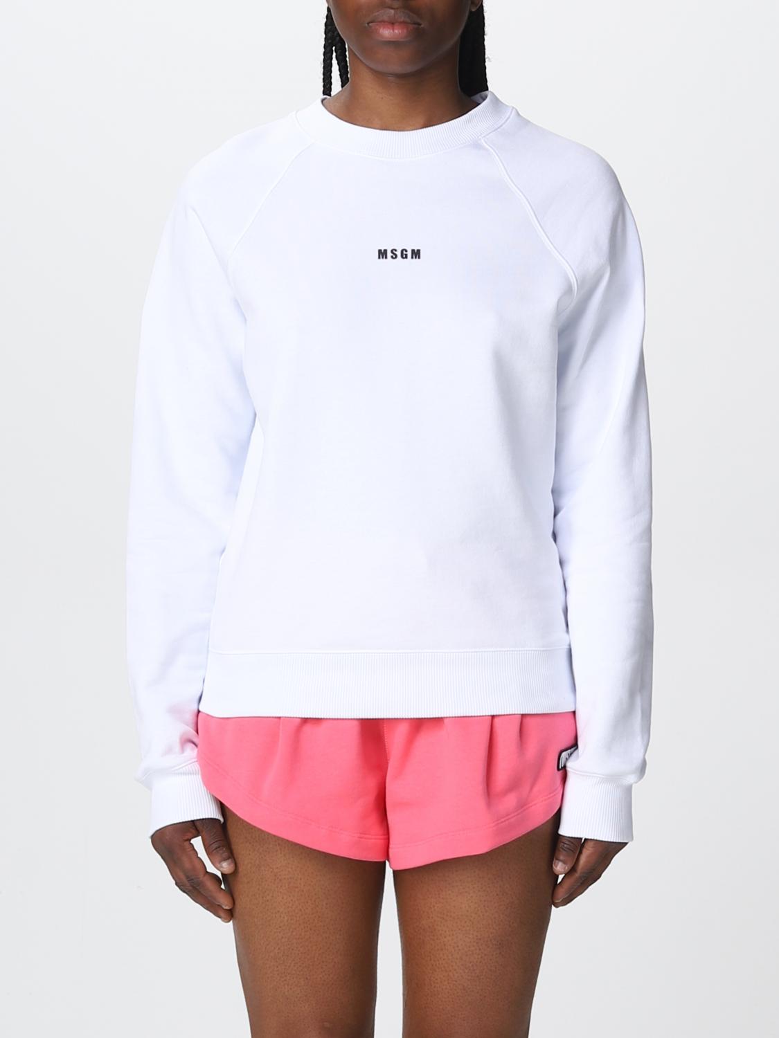 MSGM SUDADERA: Sudadera mujer MSGM, Blanco - Img 1