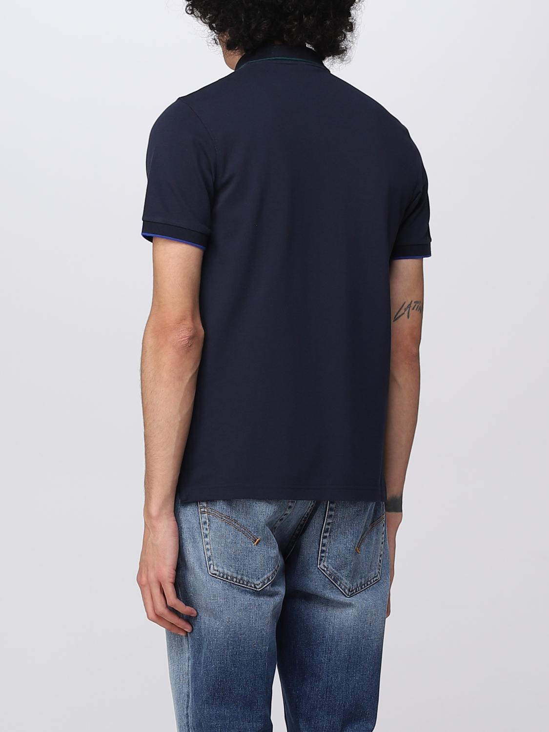 SUN68 POLO: Polo Sun 68 in misto cotone, Blue Navy - Img 2