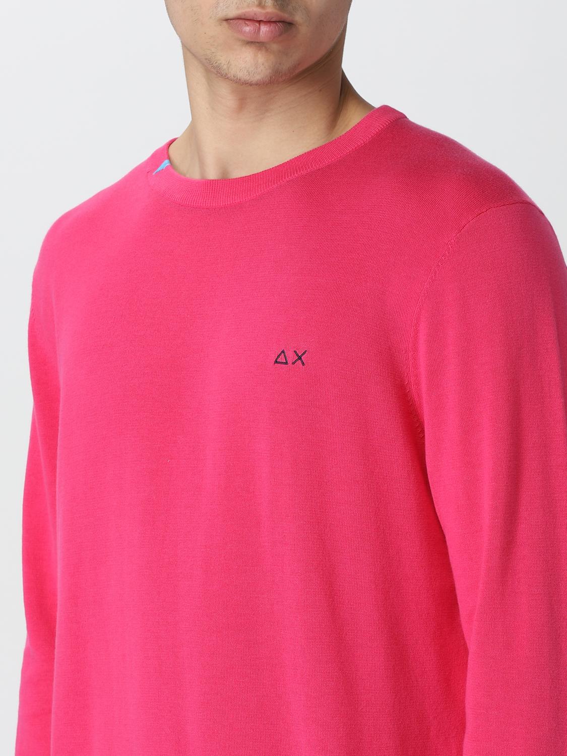 SUN68 PULLOVER: Pullover herren Sun 68, Fuchsia - Img 3
