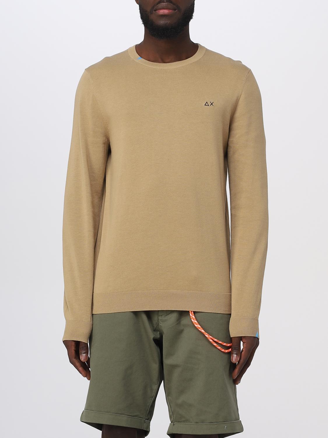 SUN68 SWEATER: Sweater men Sun 68, Camel - Img 1