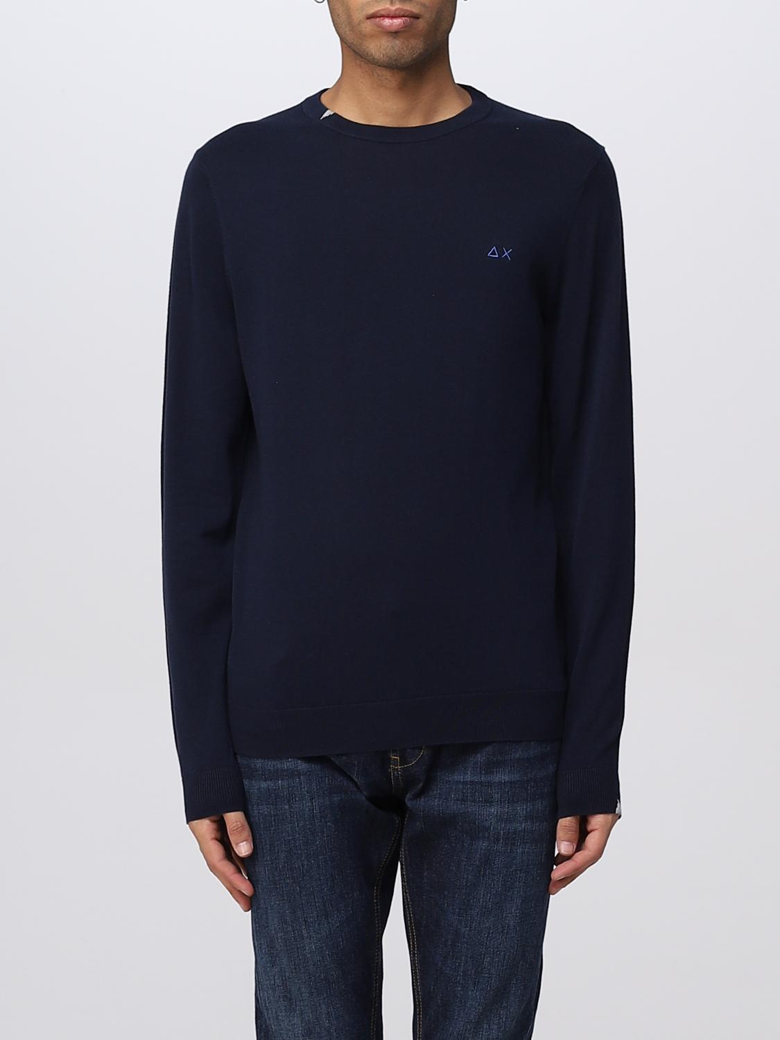 SUN68 PULL: Pull homme Sun 68, Bleu Marine - Img 1