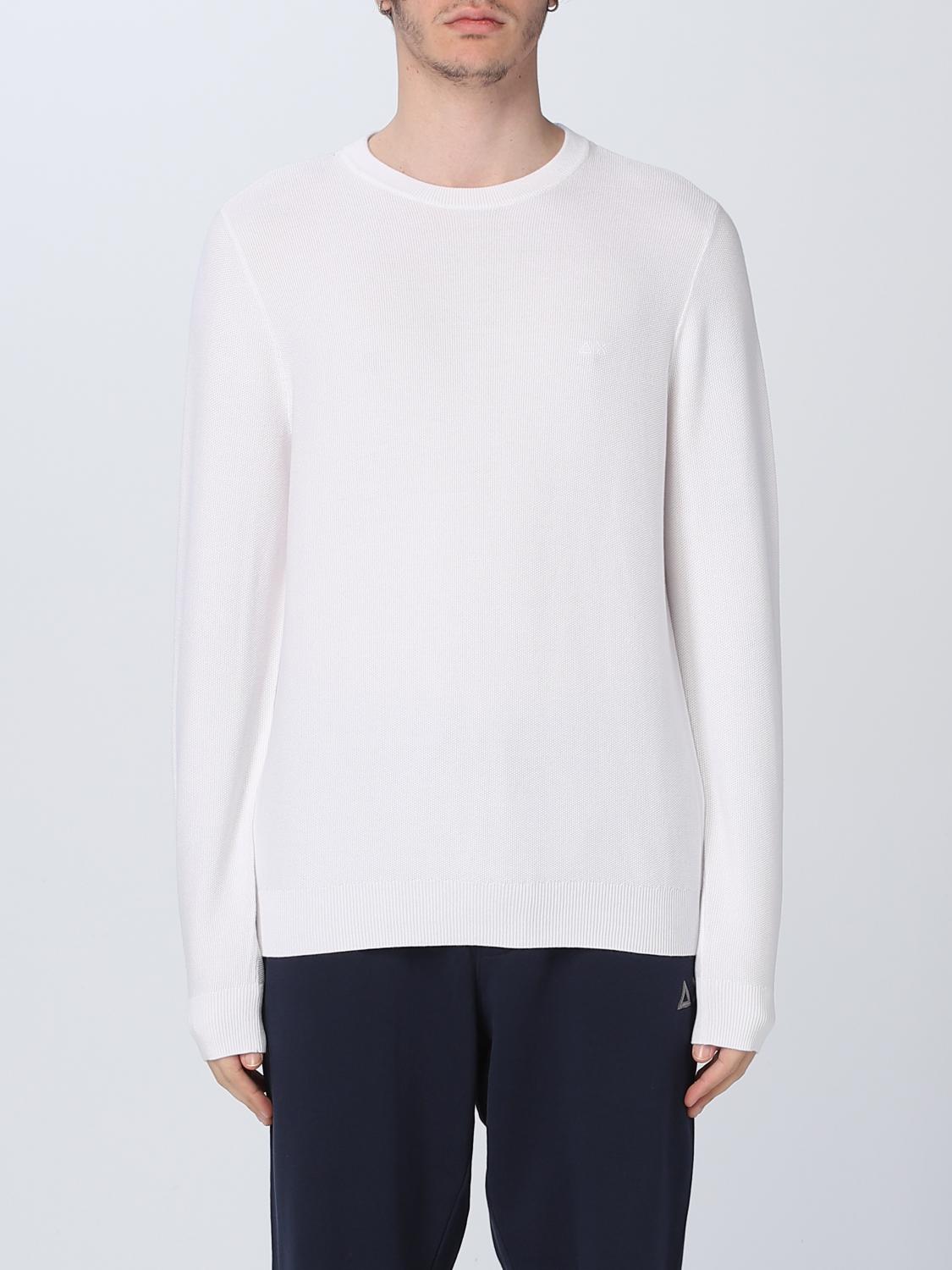 SUN68 SWEATER: Sweater men Sun 68, White - Img 1