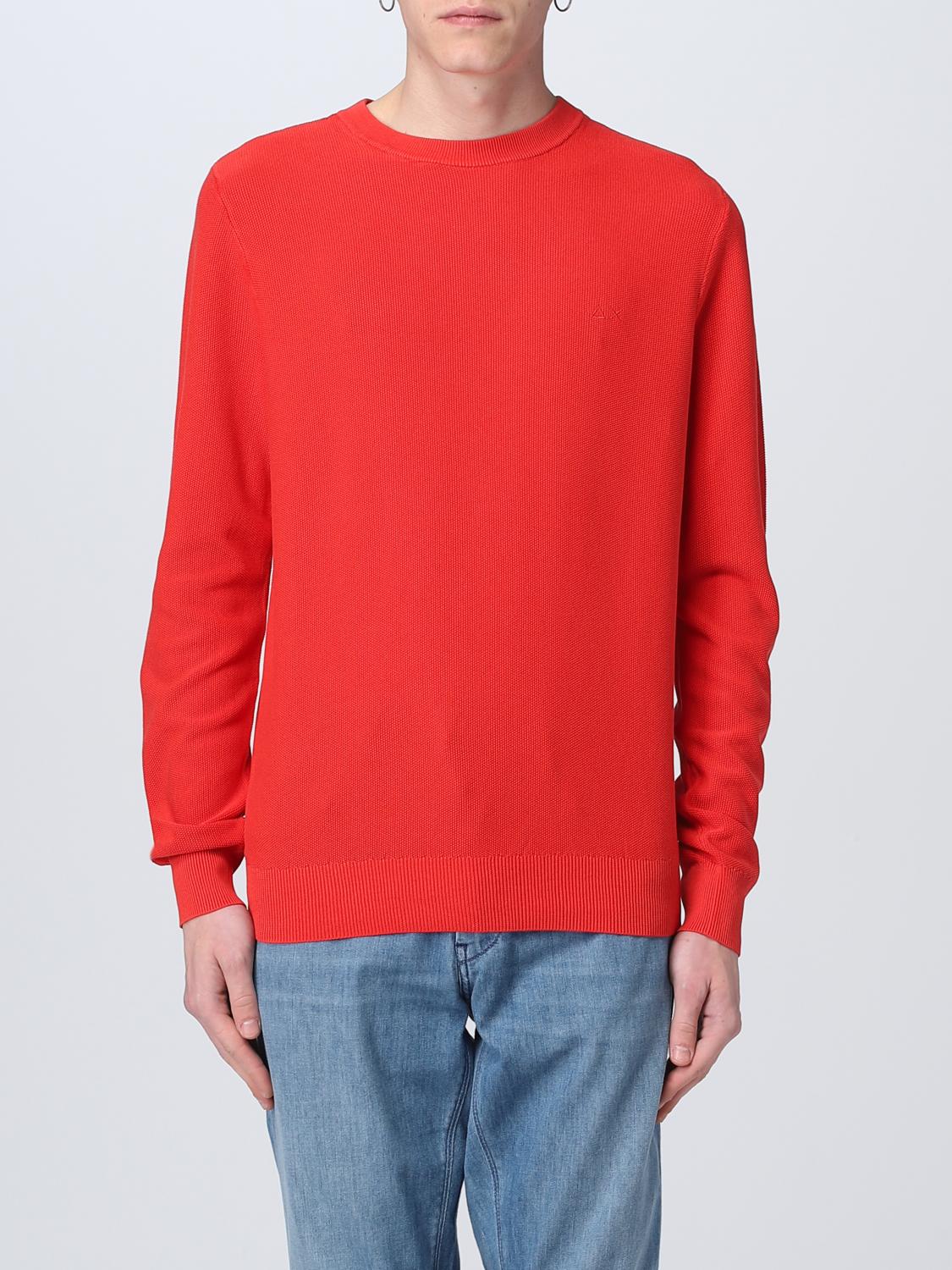 SUN68 SWEATER: Sweater men Sun 68, Red - Img 1