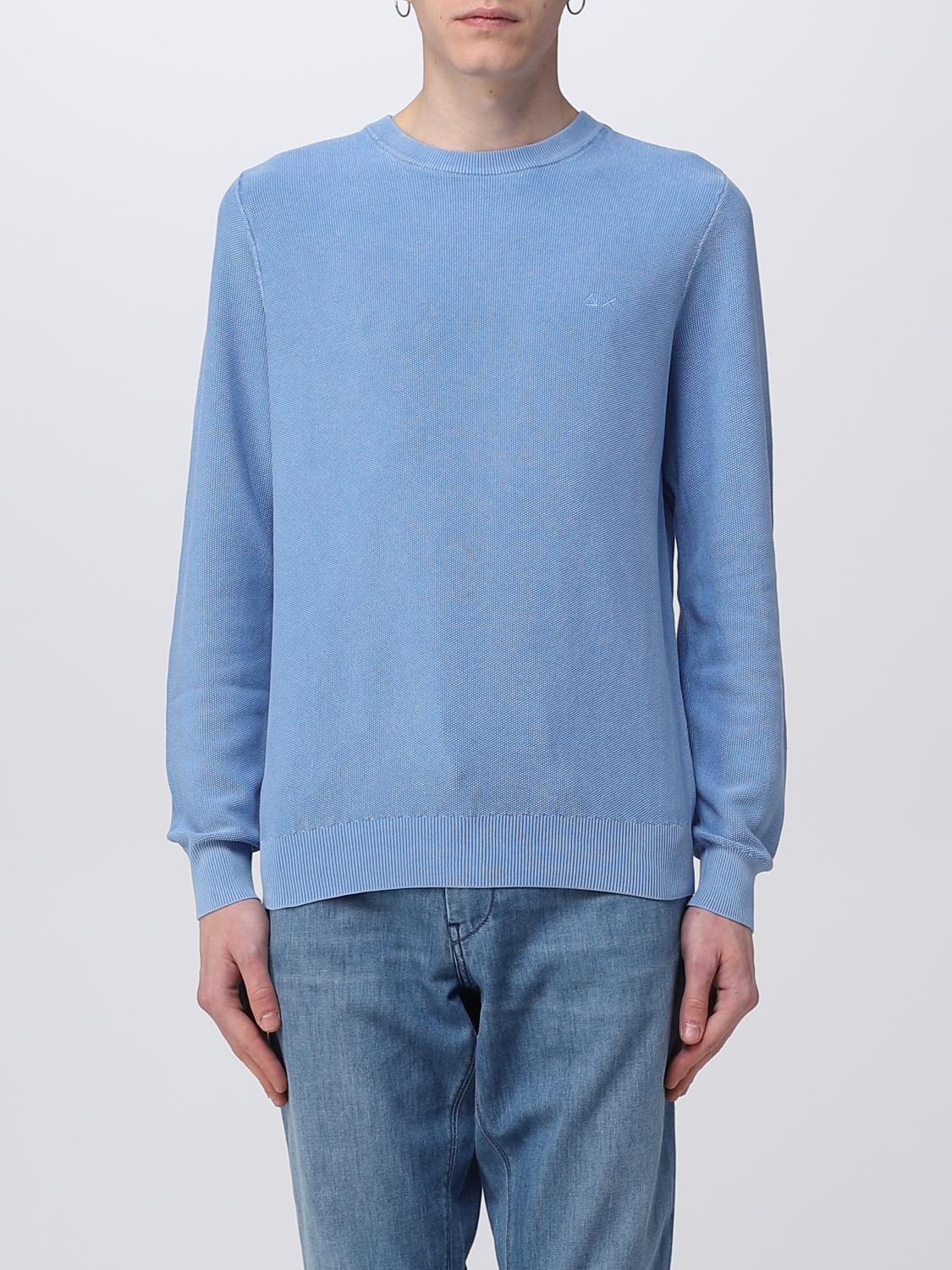 SUN68 SWEATER: Sweater men Sun 68, Blue 1 - Img 1