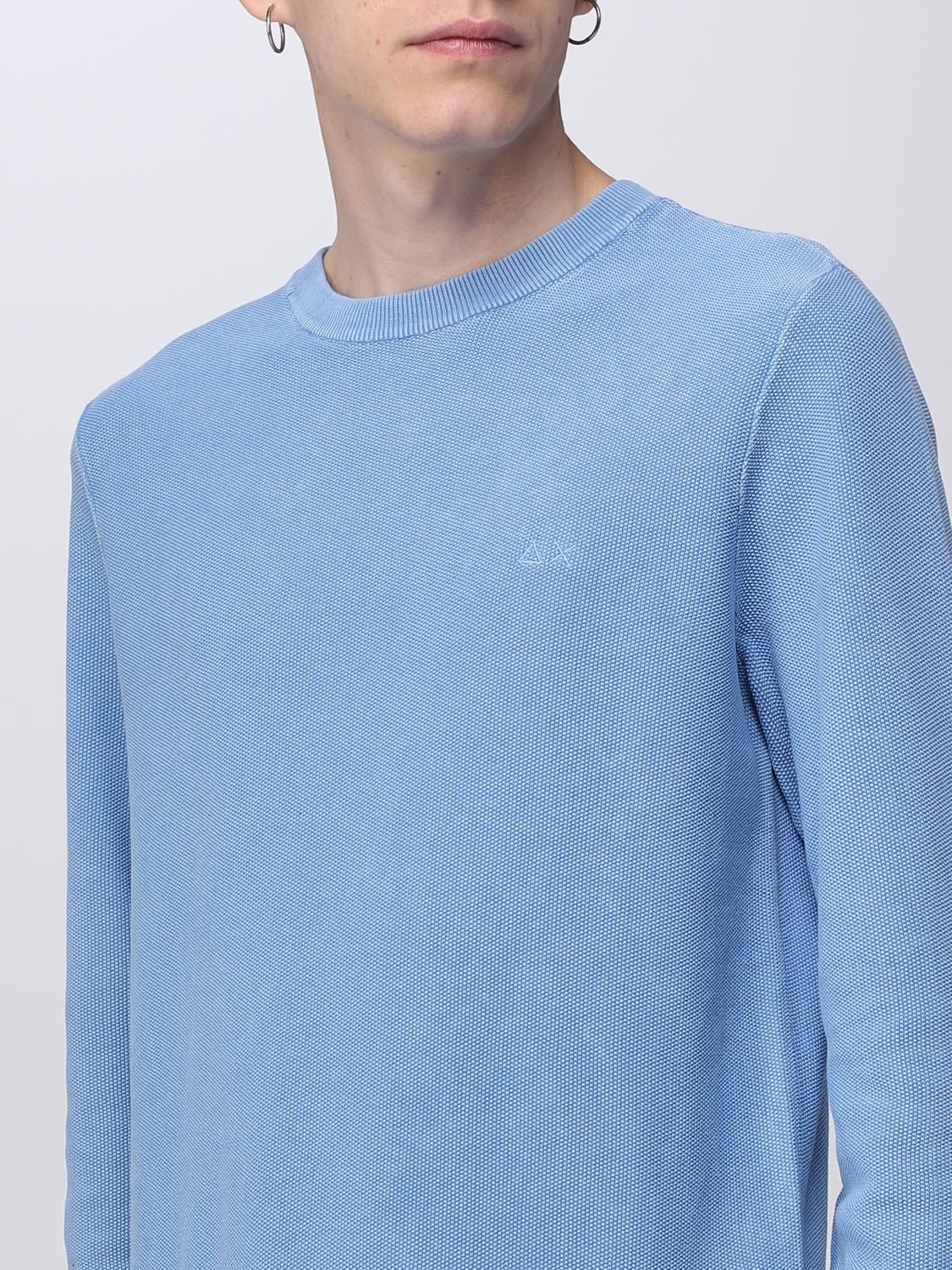 SUN68 SWEATER: Sweater men Sun 68, Blue 1 - Img 3