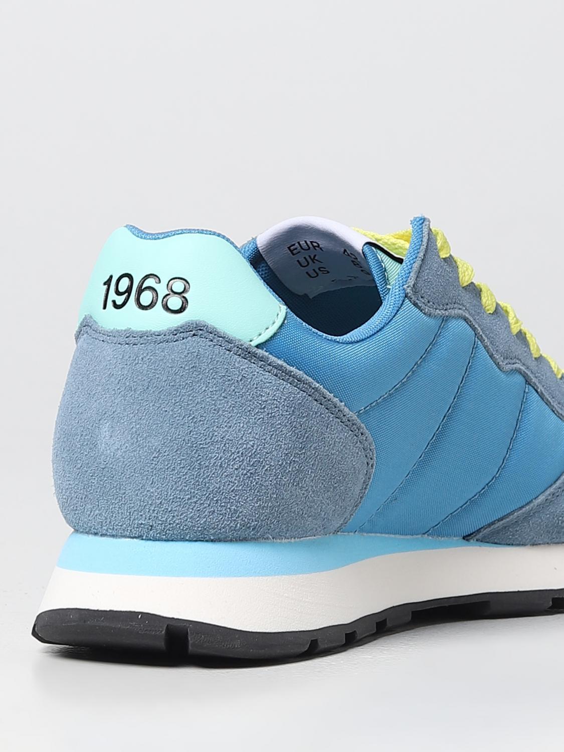 SUN68 SNEAKERS: Sneakers Tom Sun 68 in suede e nylon, Blue - Img 3