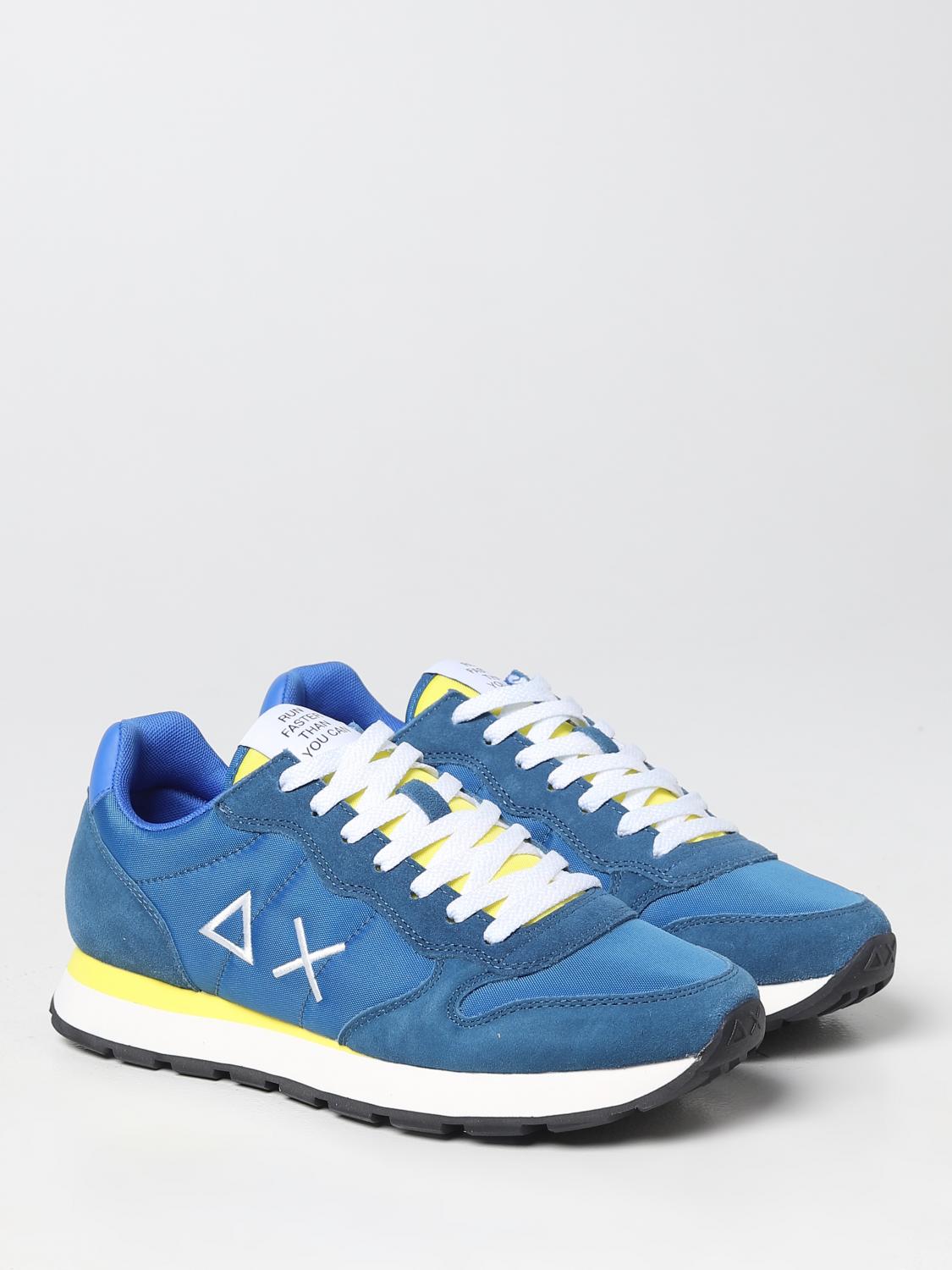SUN68 SNEAKERS: Sneakers Tom Sun 68 in suede e nylon, Ottanio - Img 2