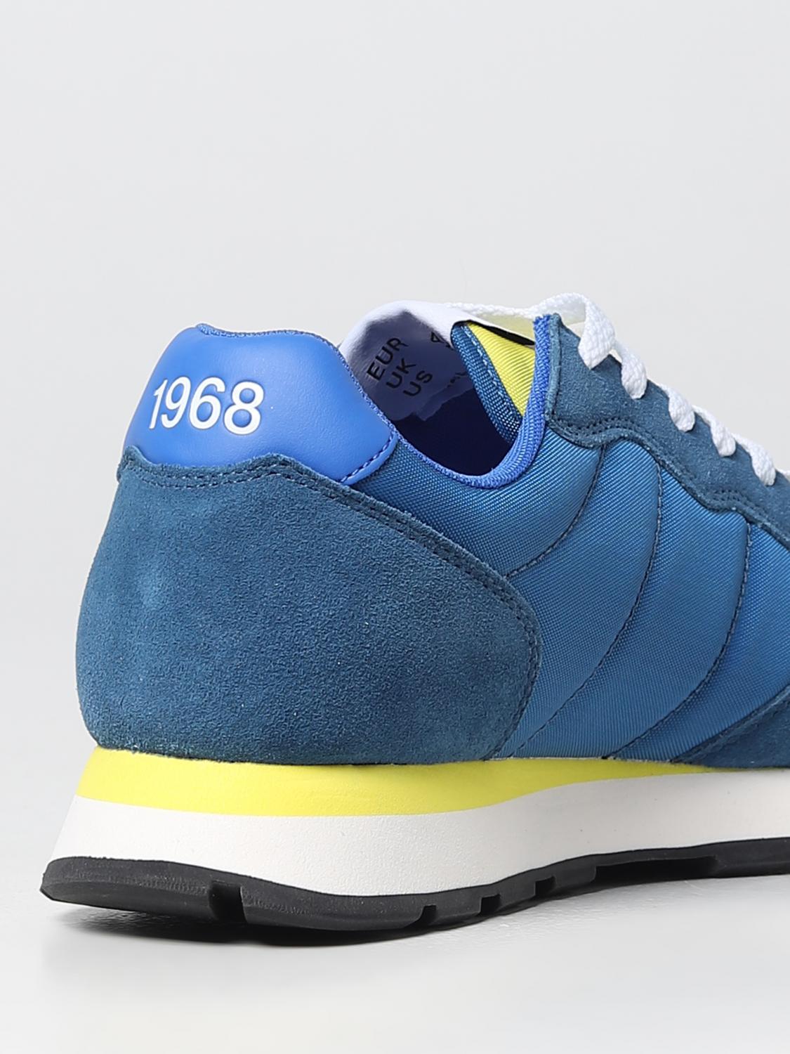 SUN68 SNEAKERS: Sneakers Tom Sun 68 in suede e nylon, Ottanio - Img 3