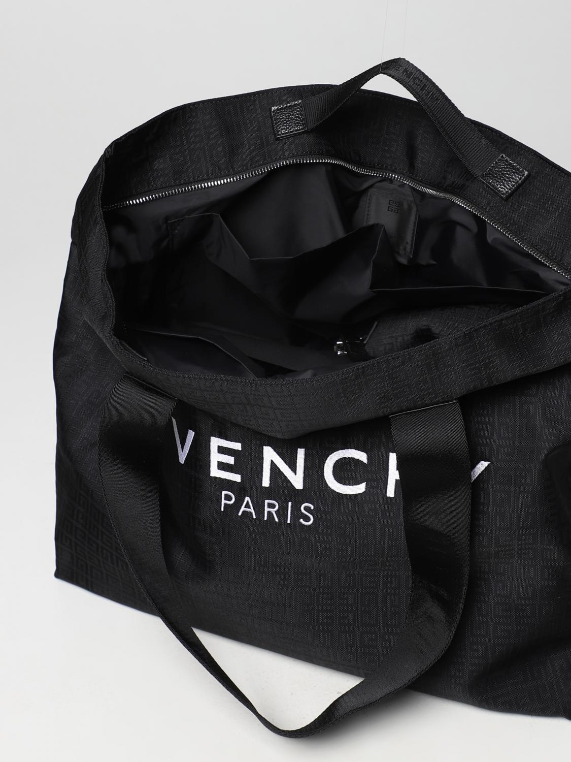 Givenchy fabric diaper bag with jacquard logo - Black | H90169