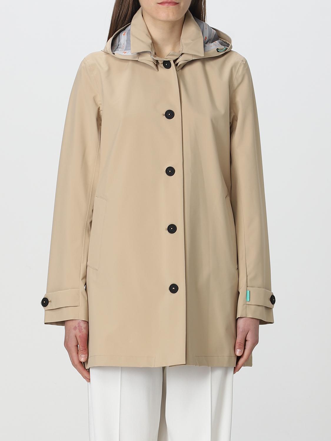 SAVE THE DUCK ABRIGO: Abrigo mujer Save The Duck, Beige - Img 1