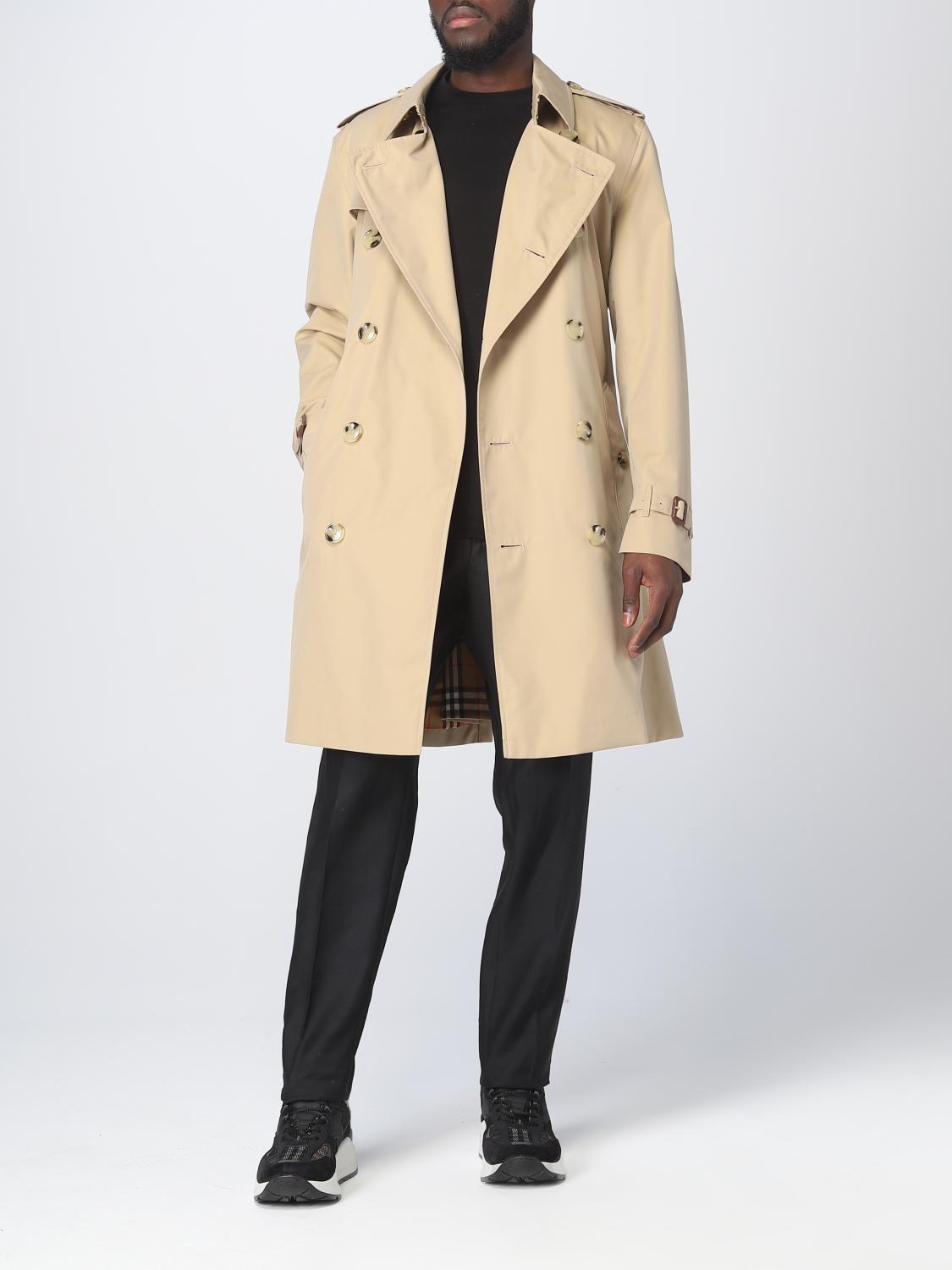 Burberry コート メンズ - ベージュ | 8045859 | GIGLIO.COM