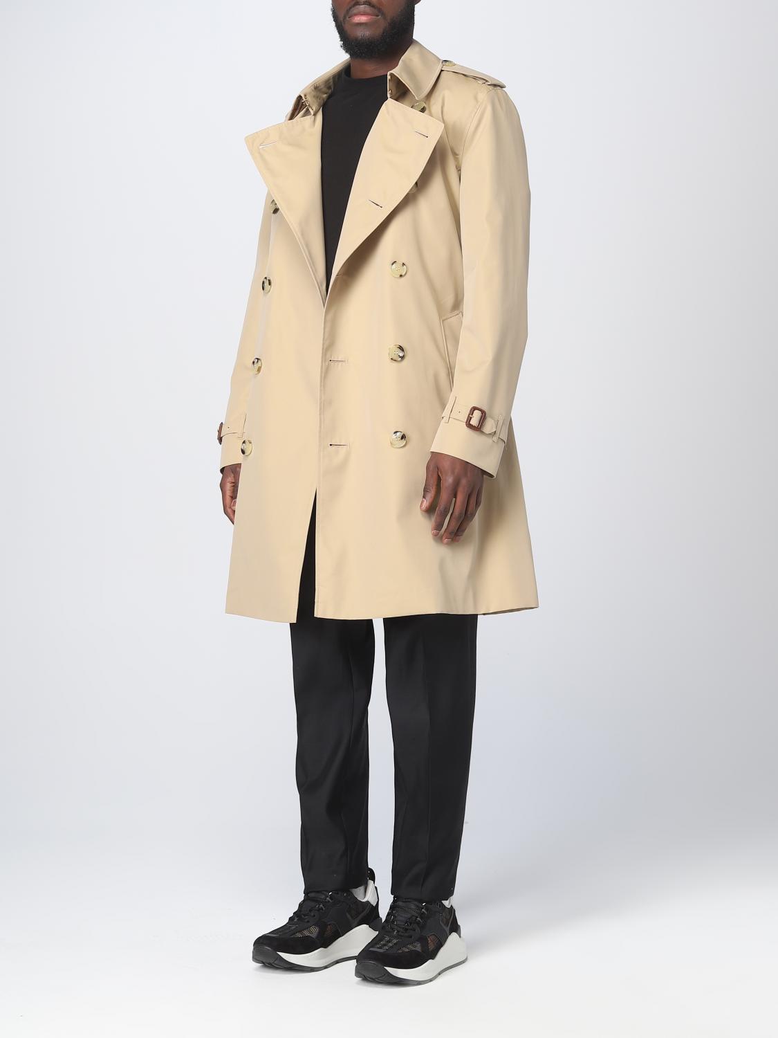 Burberry コート メンズ - ベージュ | 8045859 | GIGLIO.COM