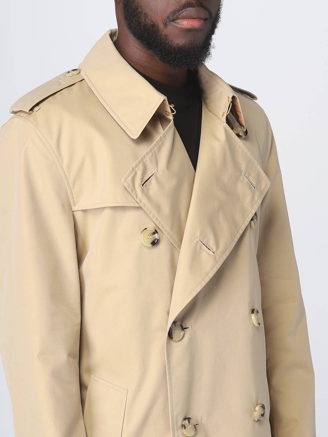 Burberry コート メンズ - ベージュ | 8045859 | GIGLIO.COM