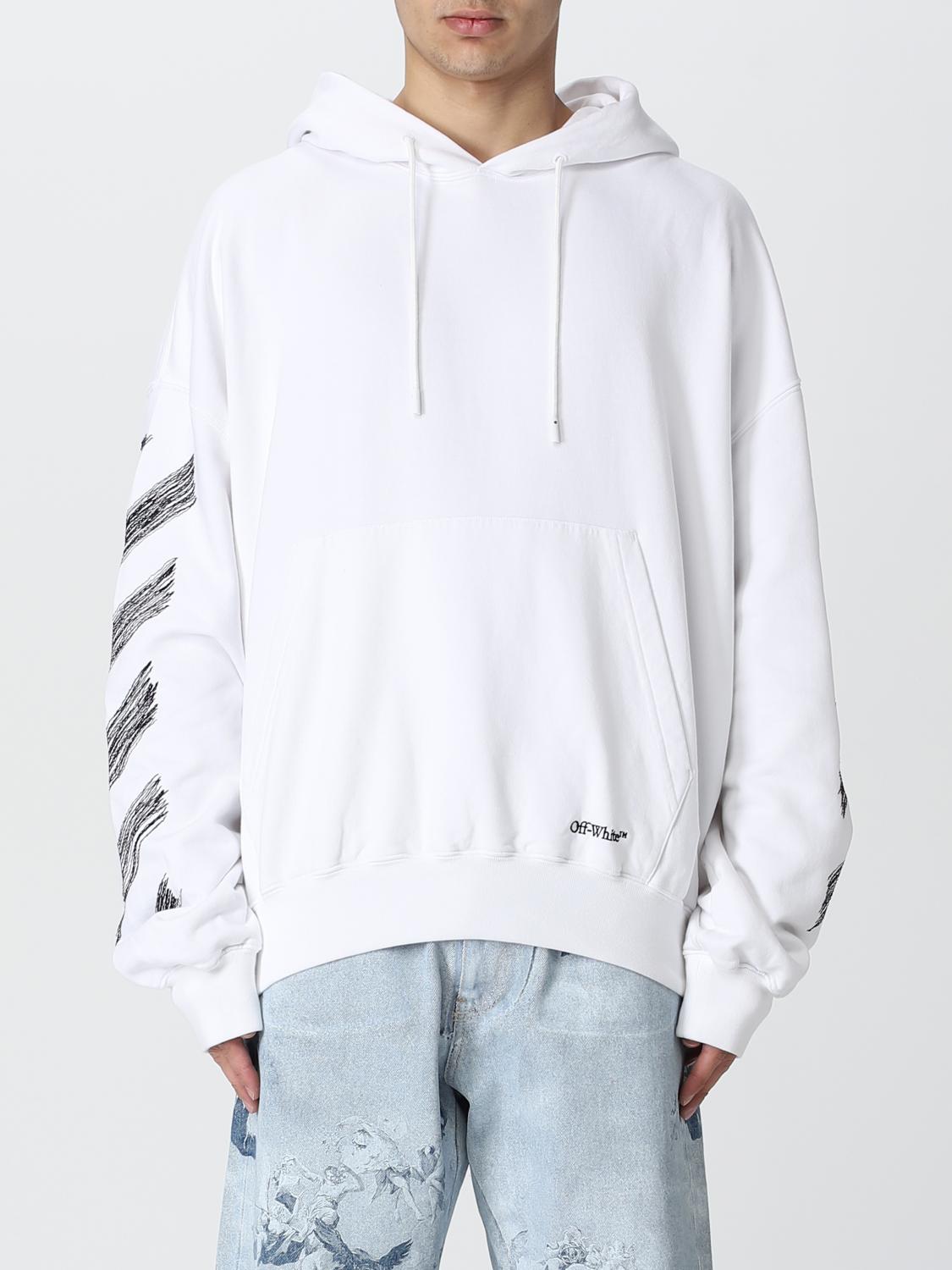OFF-WHITE 스웨트셔츠: 스웨트셔츠 남성 Off-white, 화이트 - Img 1