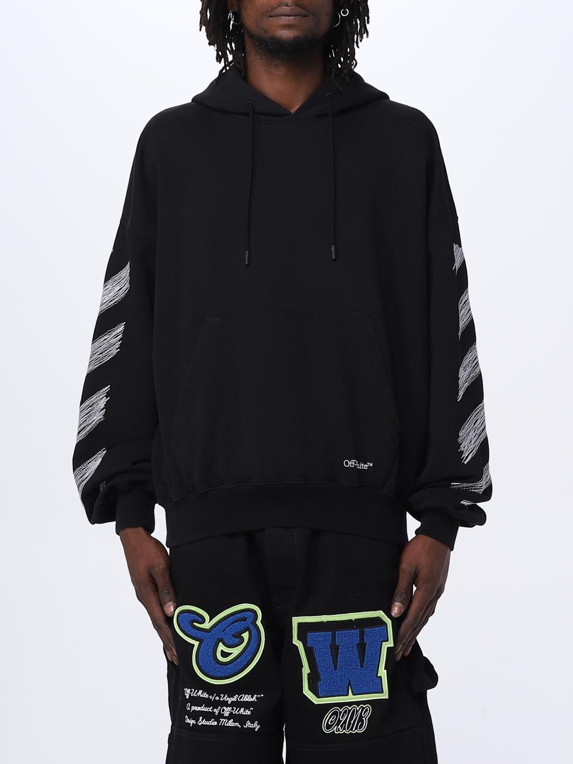 OFF-WHITE SWEATSHIRT: Sweatshirt homme Off-white, Noir - Img 1
