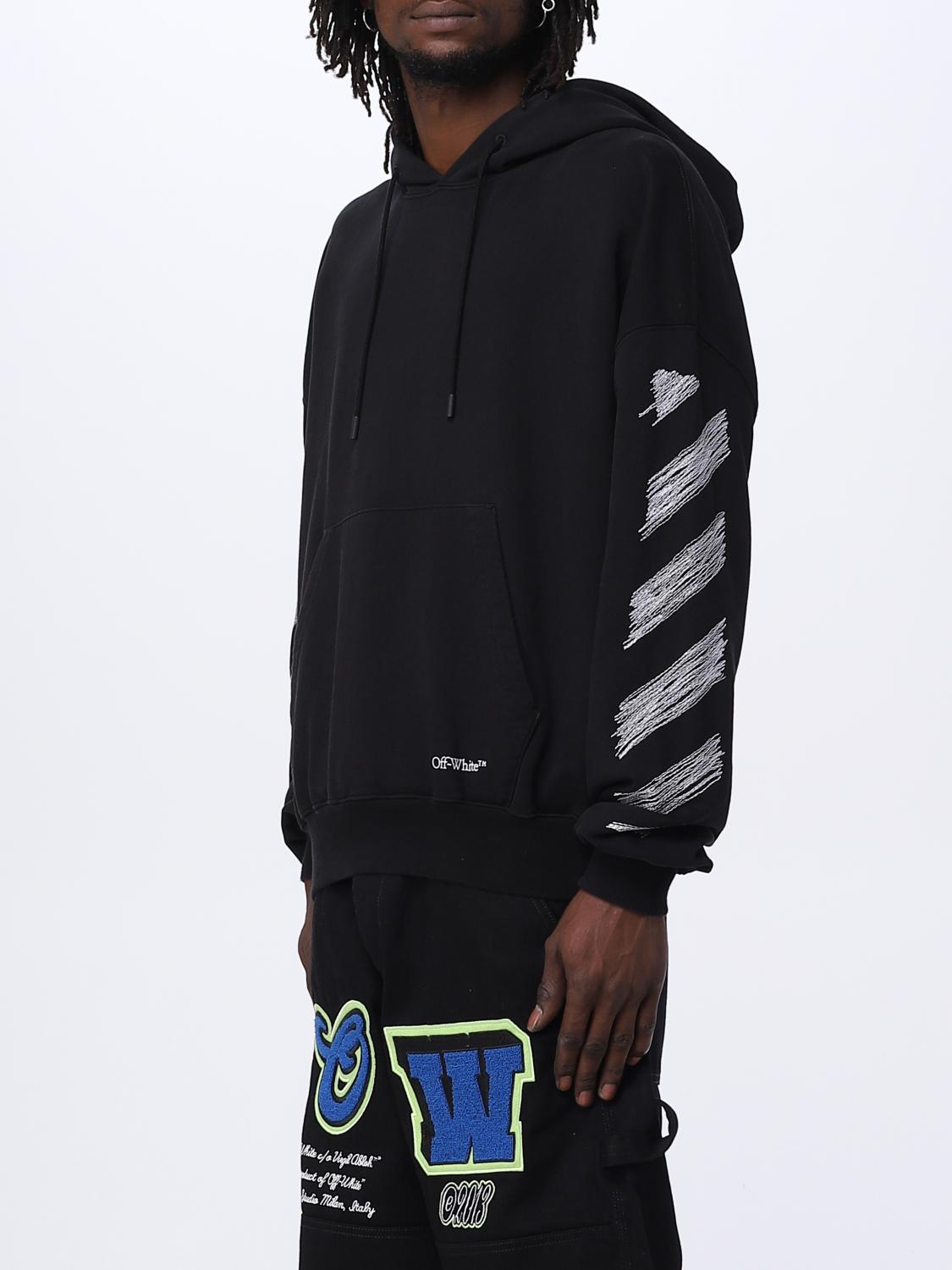 OFF-WHITE SWEATSHIRT: Sweatshirt homme Off-white, Noir - Img 4