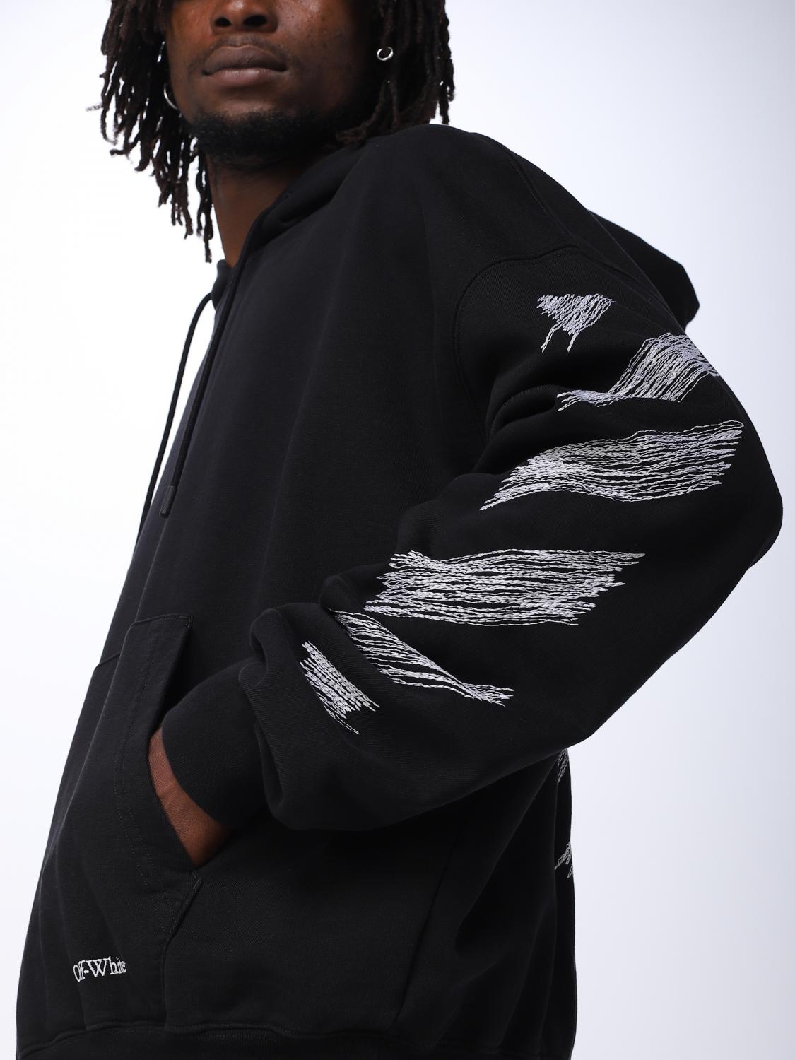 OFF-WHITE SWEATSHIRT: Sweatshirt homme Off-white, Noir - Img 5