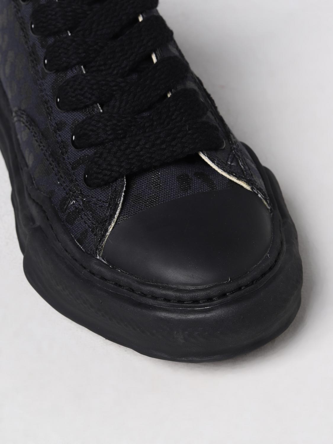 MAISON MIHARA YASUHIRO SNEAKERS: Sneakers Peterson Maison Mihara Yasuhiro in canvas stampato, Nero - Img 4