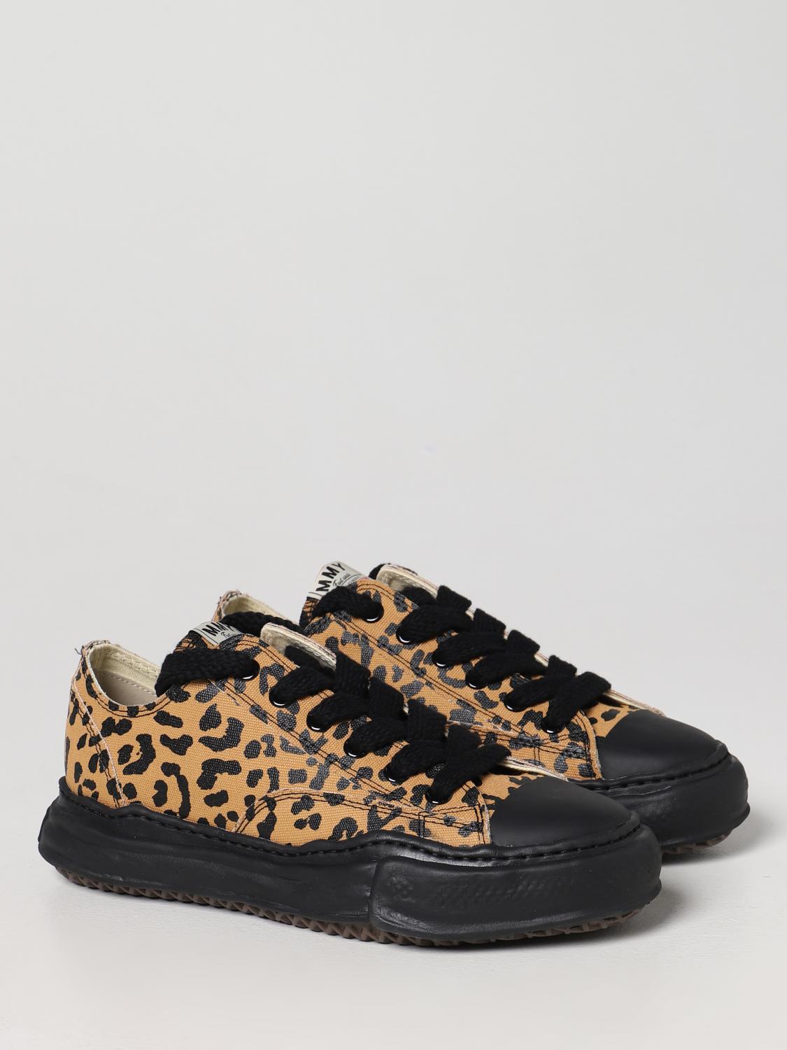 MAISON MIHARA YASUHIRO SNEAKERS: Sneakers Peterson Maison Mihara Yasuhiro in canvas stampato, Marrone - Img 2