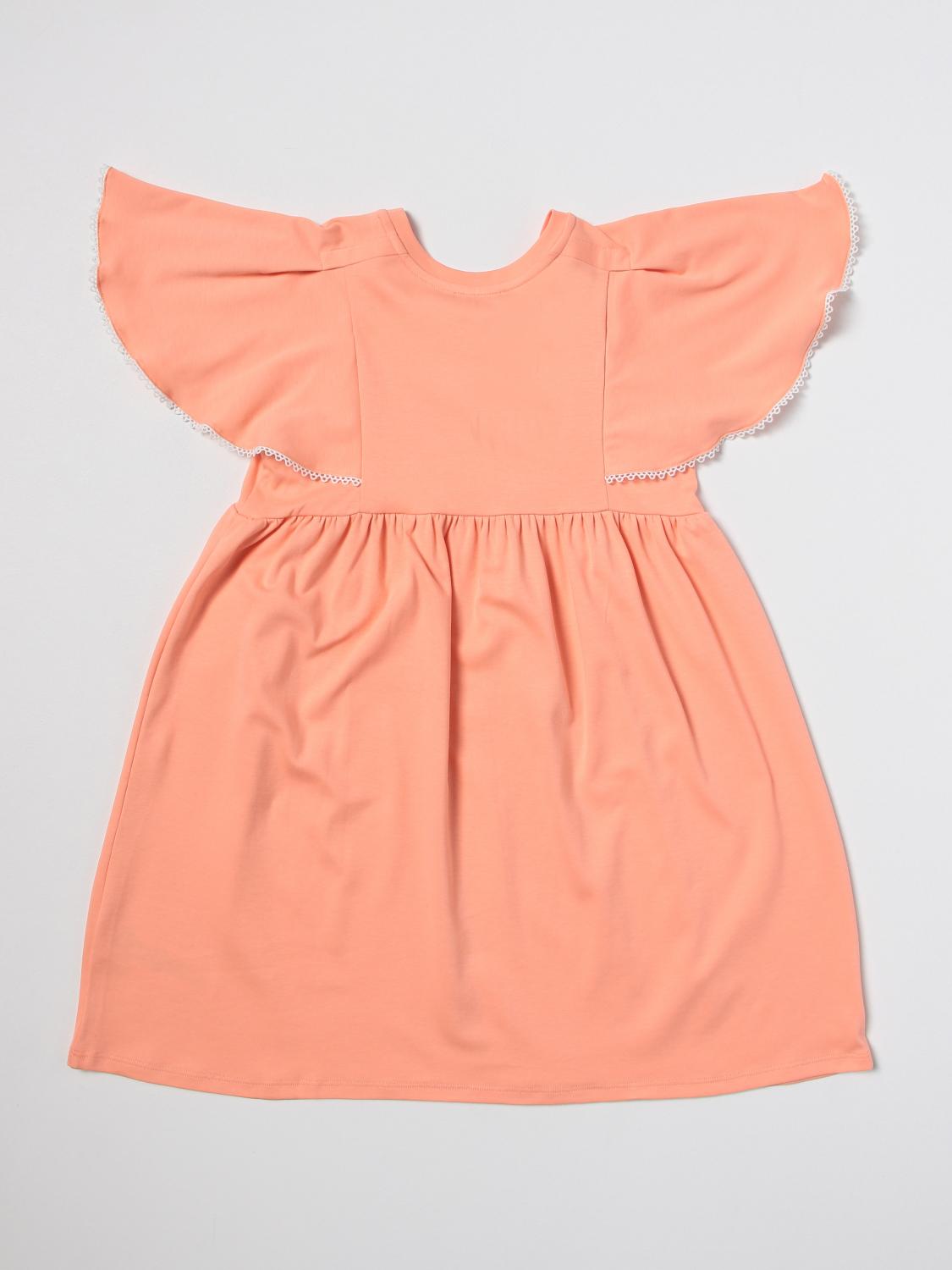 CHLOÉ ABITO: Abito bambino ChloÉ, Arancione - Img 2