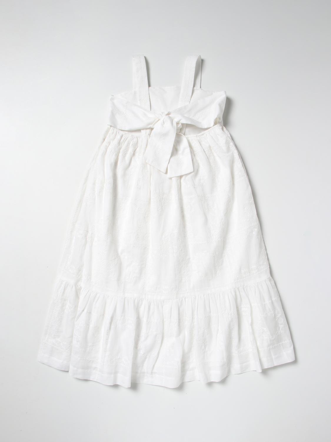 CHLOÉ VESTIDO: Vestido niños ChloÉ, Blanco - Img 2
