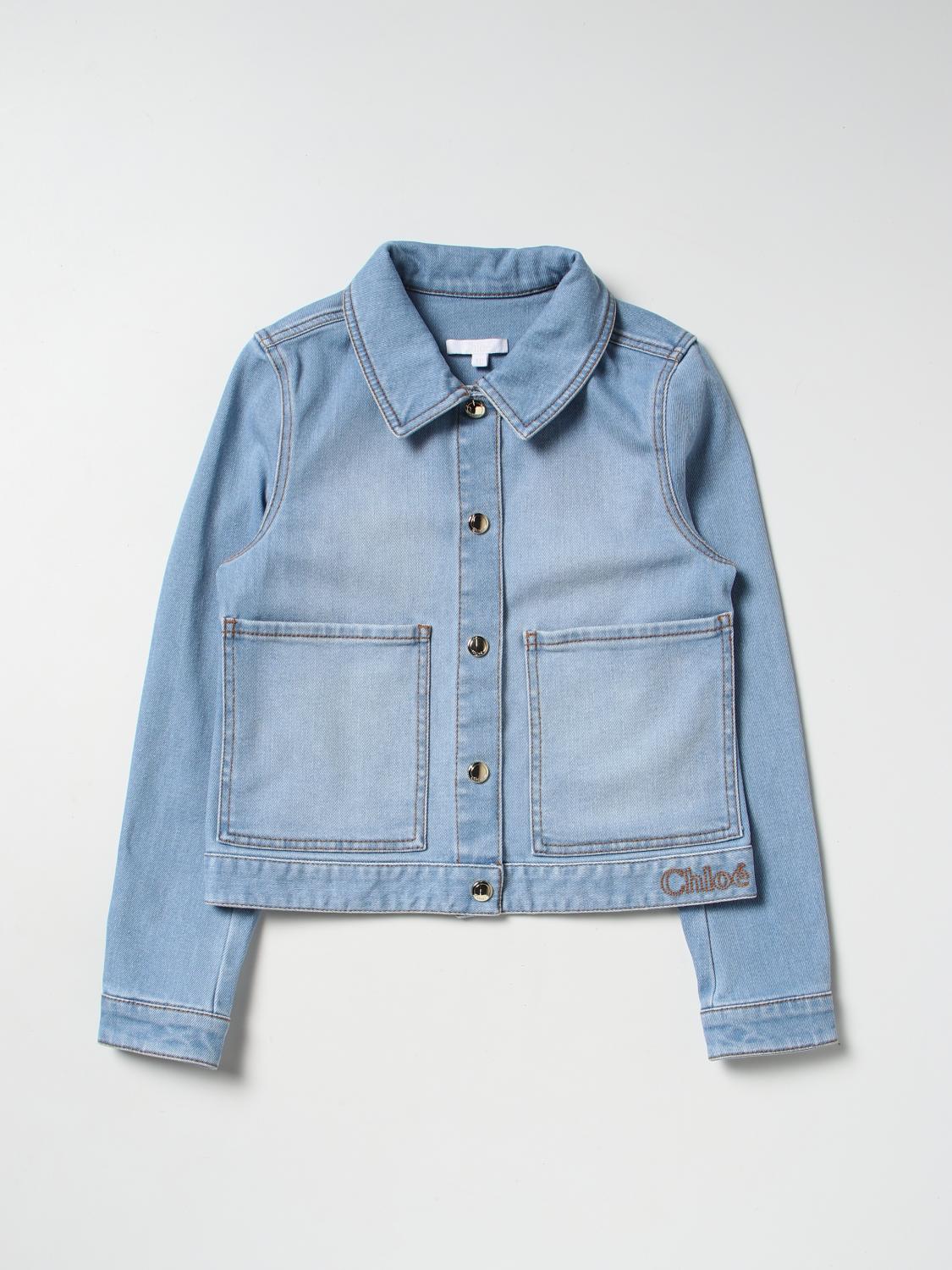 CHLOÉ CHAQUETA: Americana niños ChloÉ, Gris - Img 1