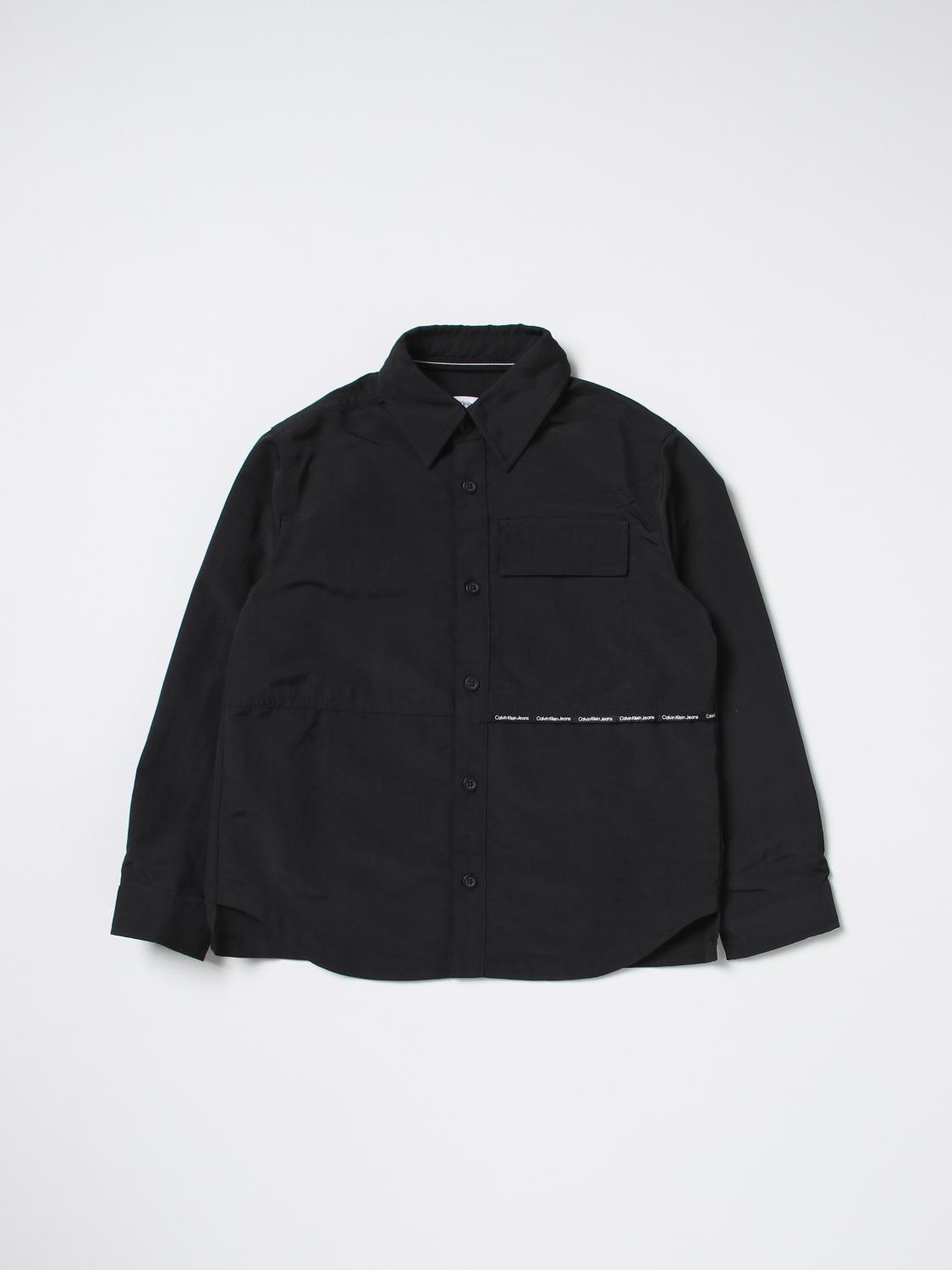 CALVIN KLEIN CAMISA: Camisa niños Calvin Klein, Negro - Img 1