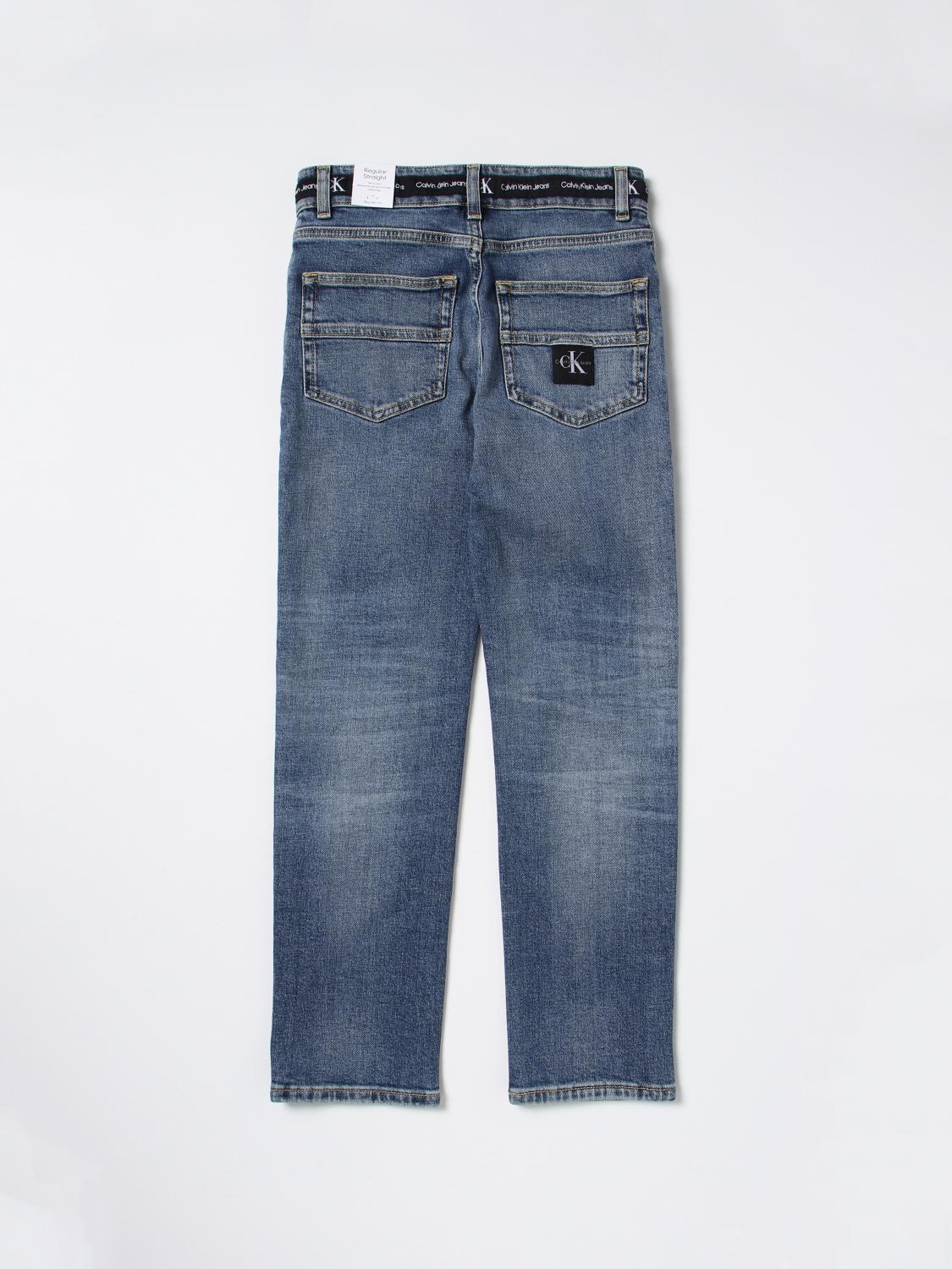 CALVIN KLEIN JEANS: Vaquero niños Calvin Klein, Denim - Img 2