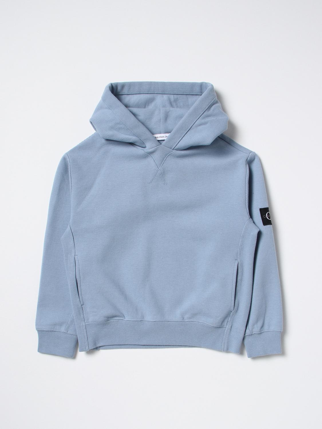 CALVIN KLEIN SWEATER: Sweater kids Calvin Klein, Gnawed Blue - Img 1