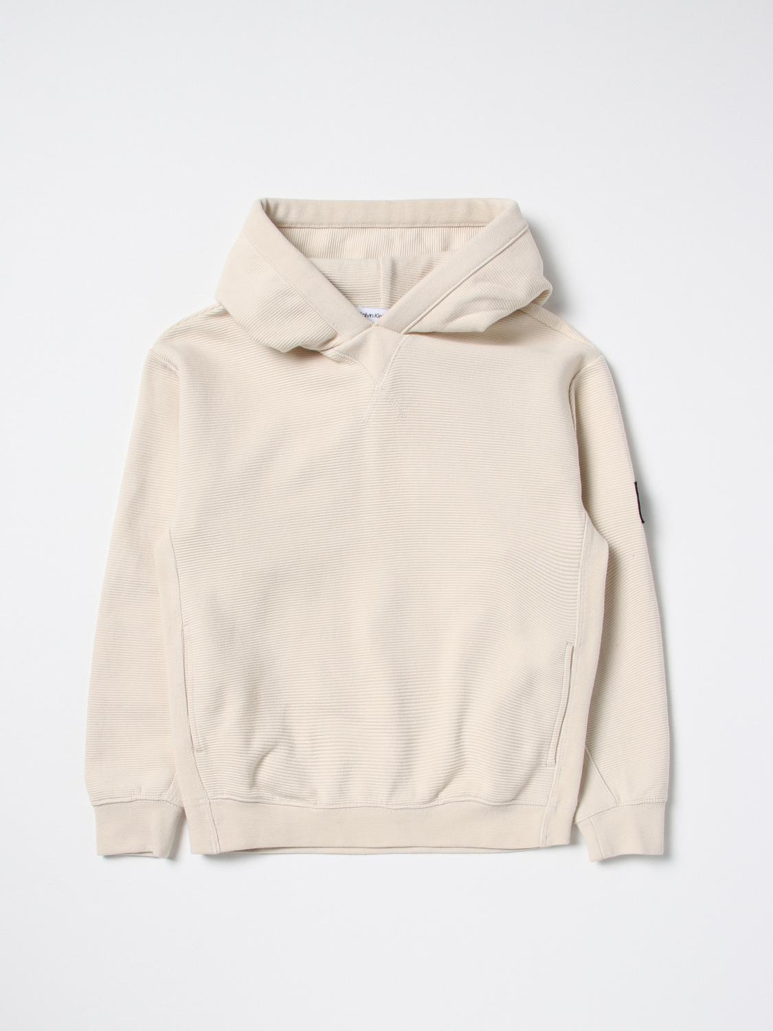 CALVIN KLEIN JERSEY: Jersey niños Calvin Klein, Beige - Img 1