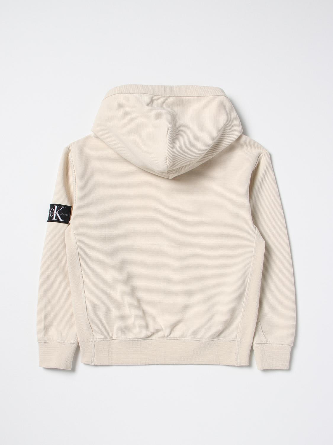 CALVIN KLEIN JERSEY: Jersey niños Calvin Klein, Beige - Img 2