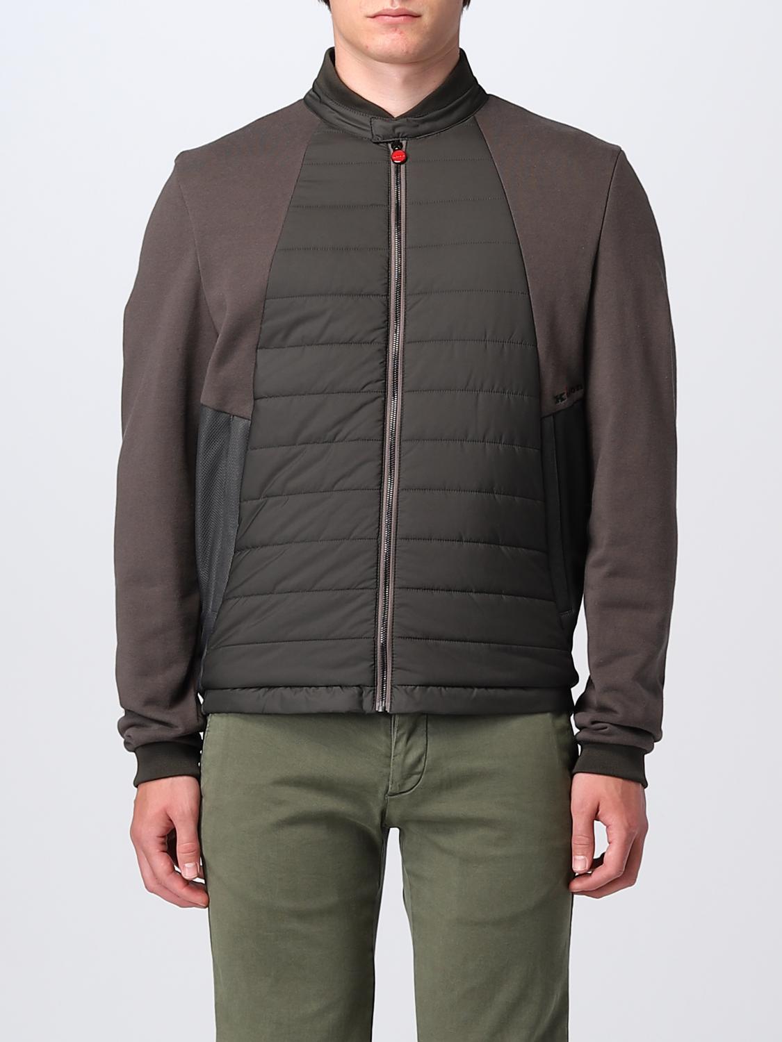 KITON GIACCA: Bomber Kiton in nylon, Verde - Img 1