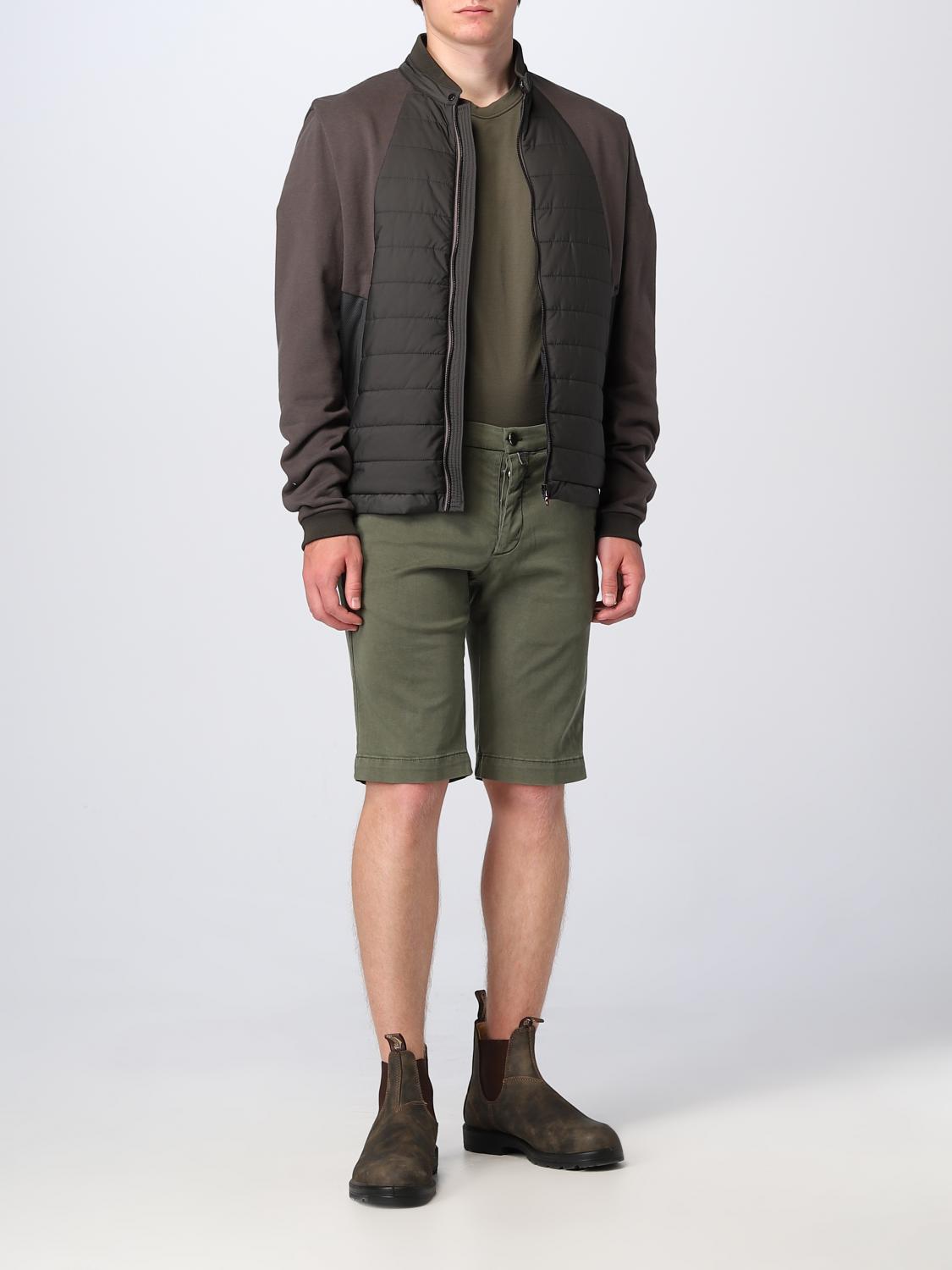 KITON GIACCA: Bomber Kiton in nylon, Verde - Img 2
