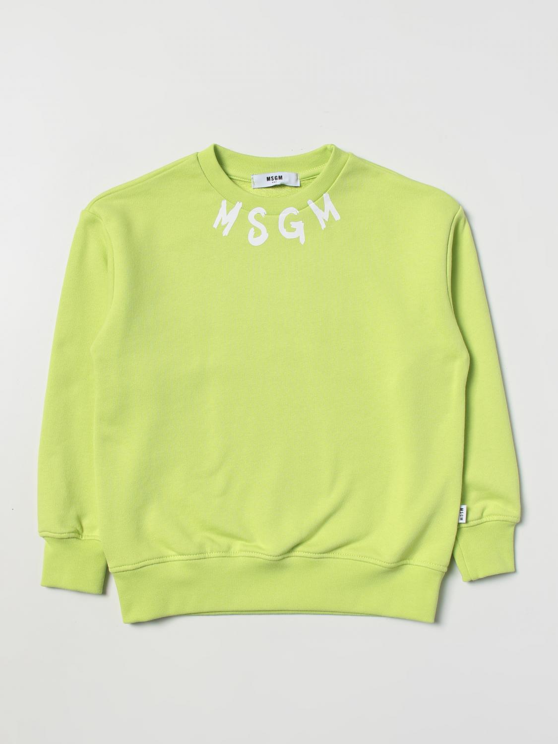 MSGM KIDS PULL: Pull enfant MSGM Kids, Lime - Img 1