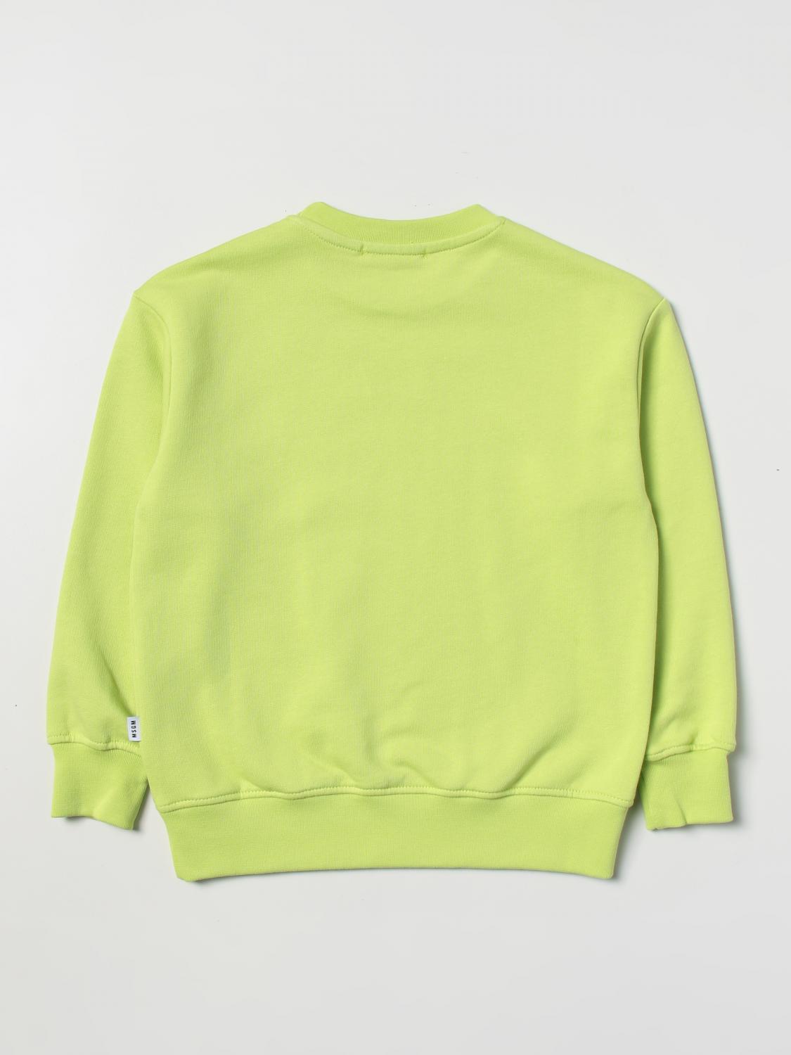 MSGM KIDS PULL: Pull enfant MSGM Kids, Lime - Img 2